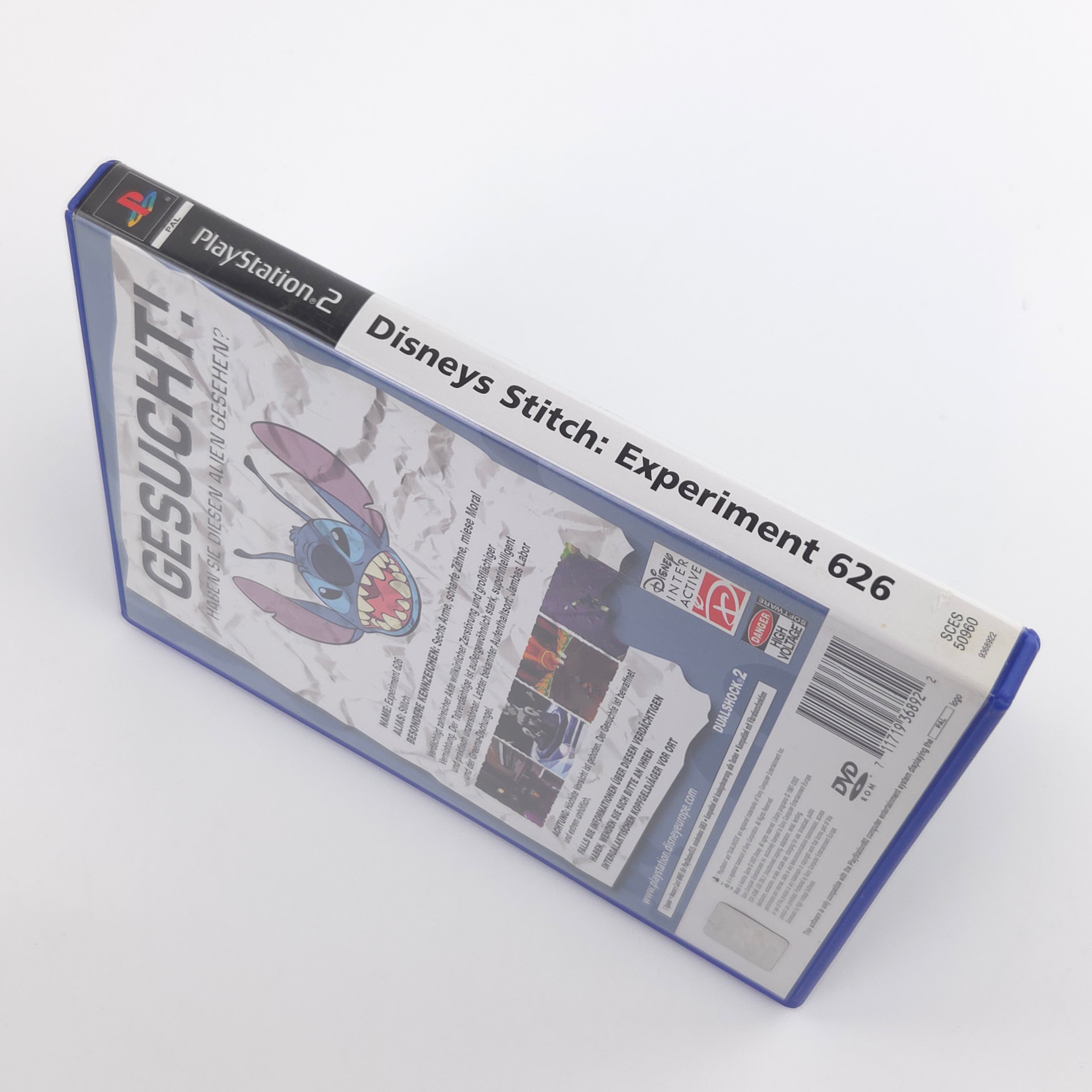 Playstation 2 Spiel – Disneys Stitch Experiment 626 OVP