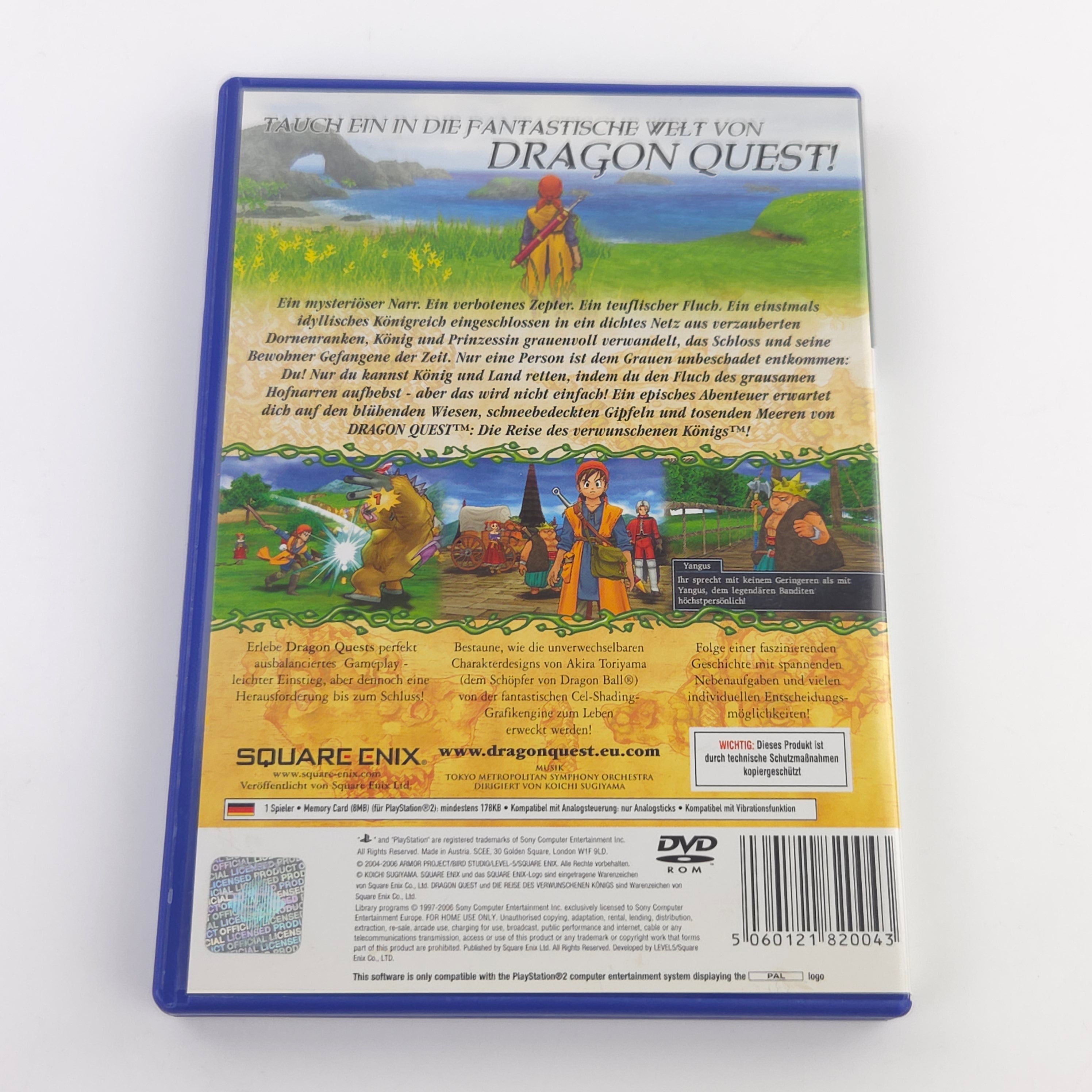 Playstation 2 Spiel – Dragon Quest Die Reise (OVP)