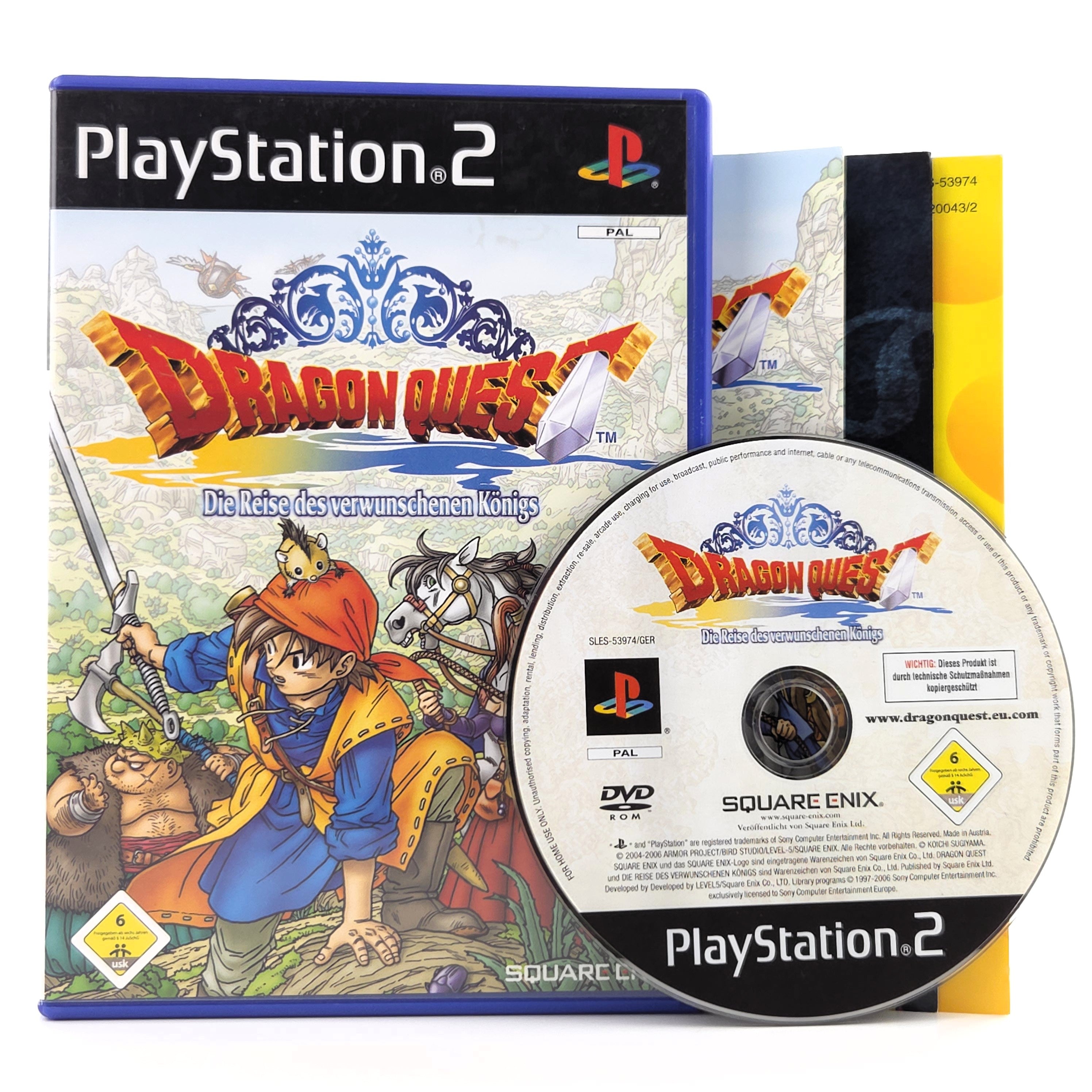 Playstation 2 Spiel – Dragon Quest Die Reise (OVP)