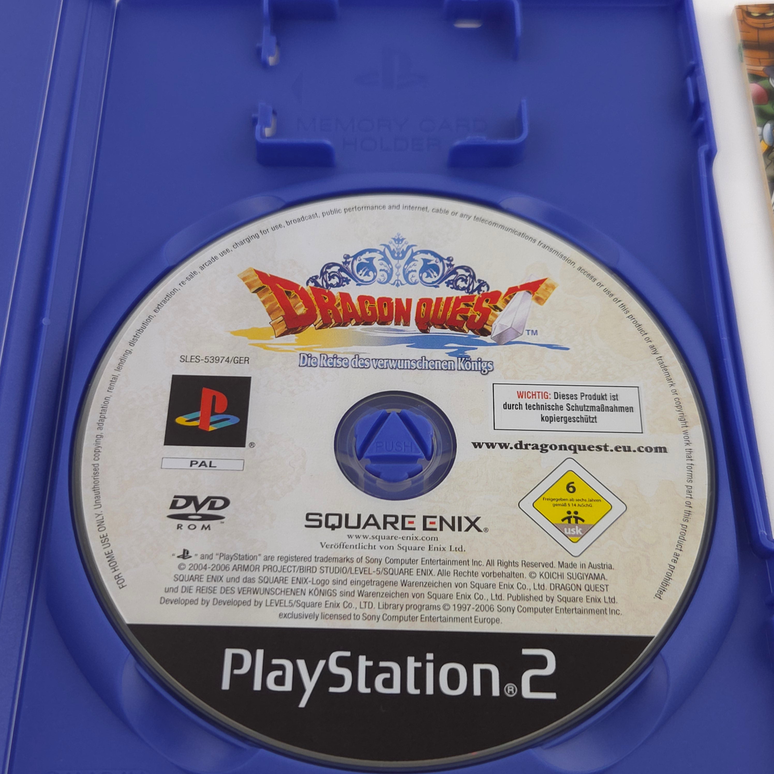 Playstation 2 Spiel – Dragon Quest Die Reise (OVP)