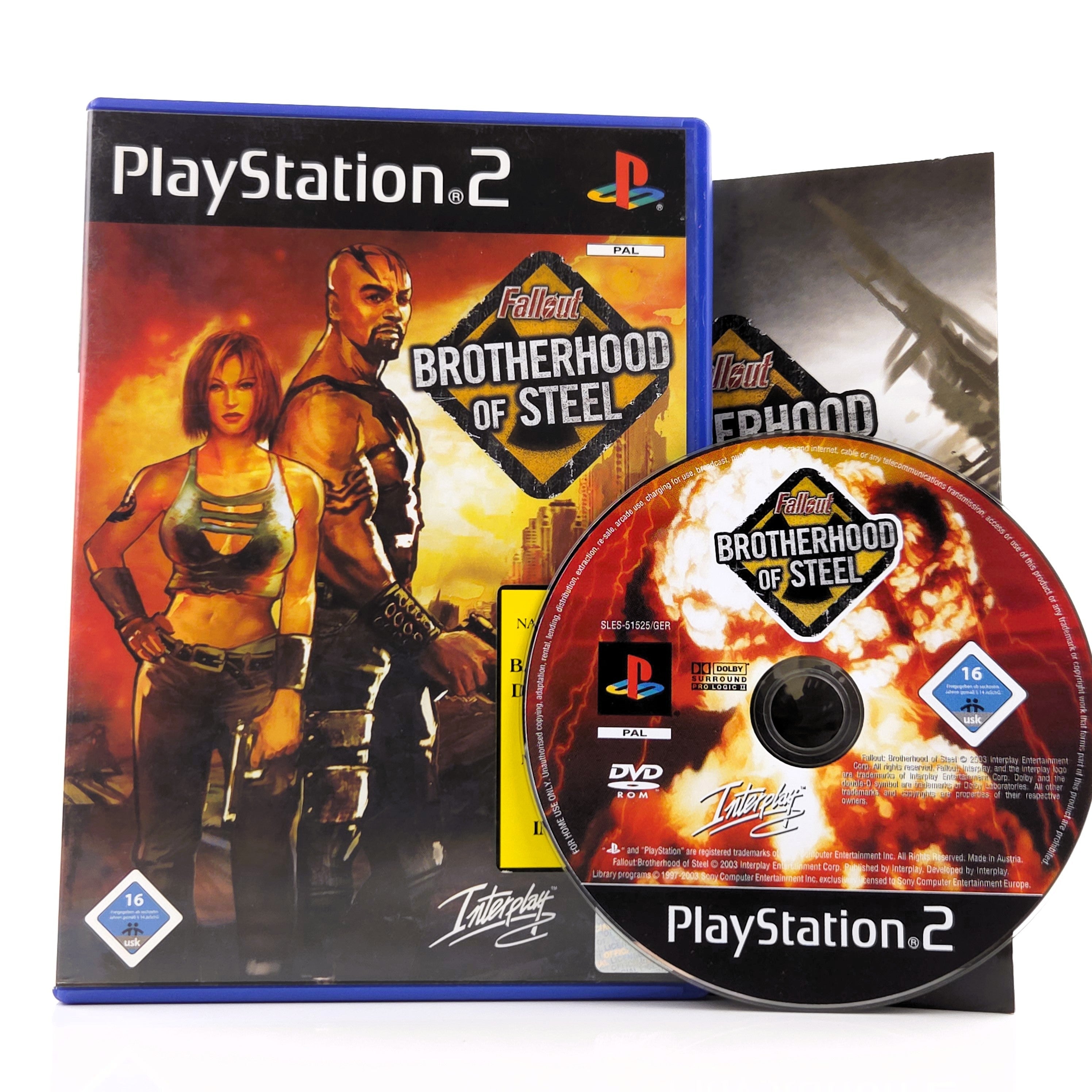 Playstation 2 Spiel – Fallout Brotherhood of Steel OVP PAL