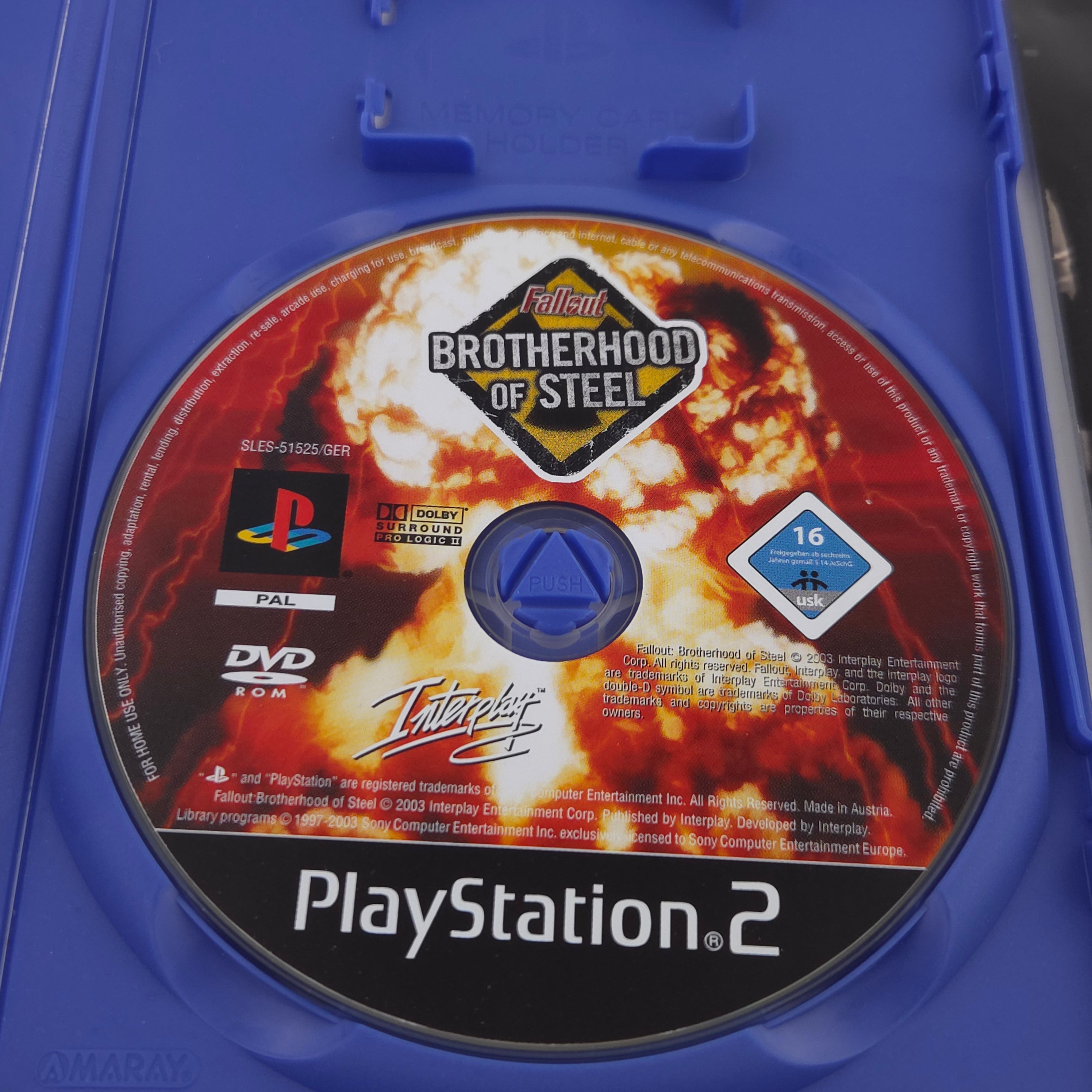 Playstation 2 Spiel – Fallout Brotherhood of Steel OVP PAL