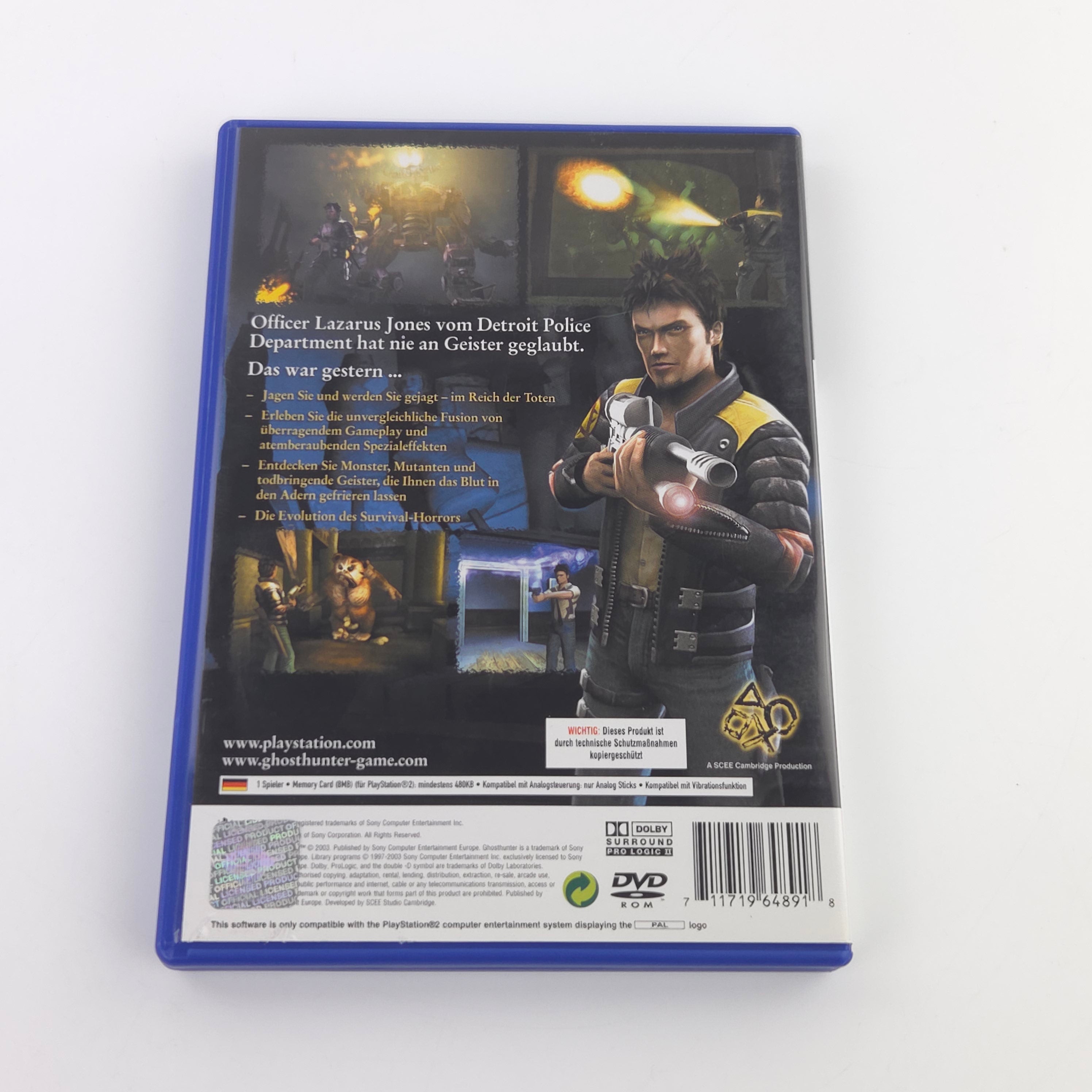 Playstation 2 Spiel – Ghosthunter (Deutsch OVP PAL)
