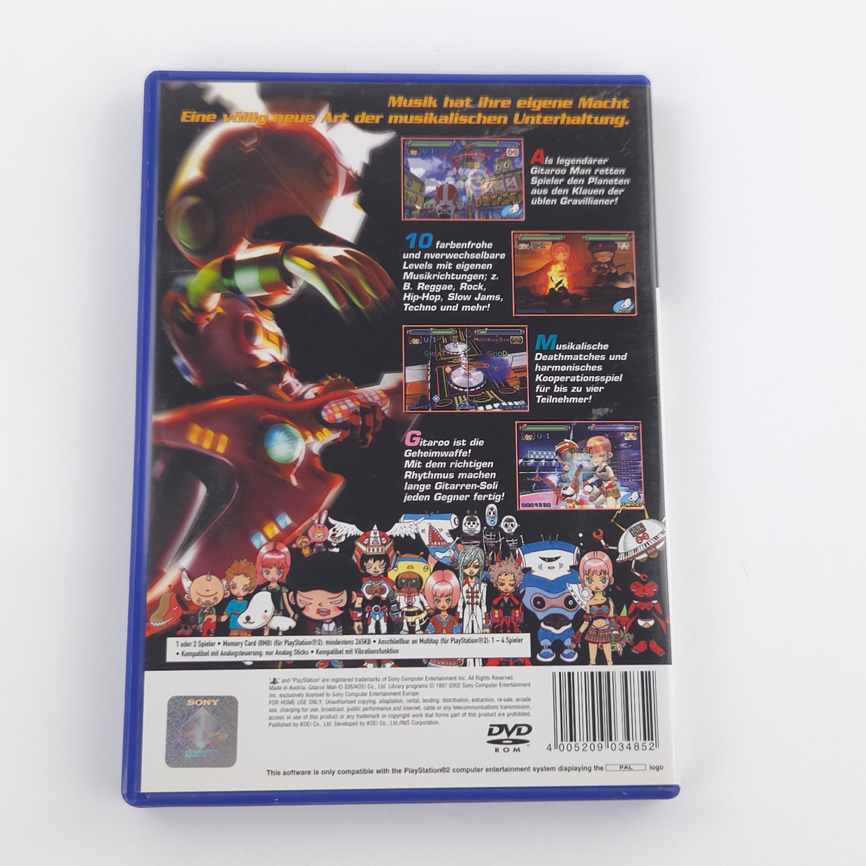 Playstation 2 Spiel – Gitaroo Man (PS2 PAL OVP)