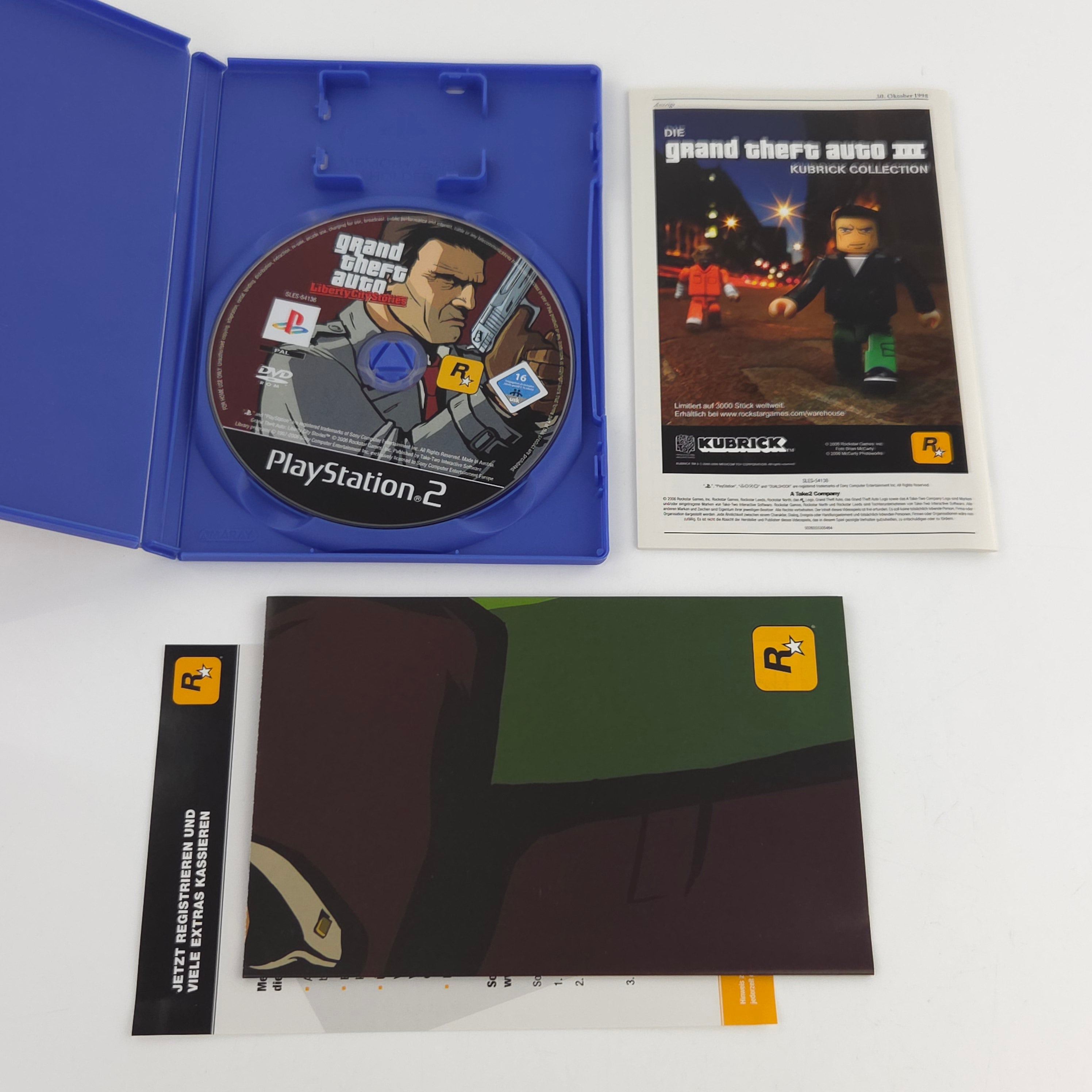 Playstation 2 Spiel GTA Liberty City Stories PS2 OVP PAL