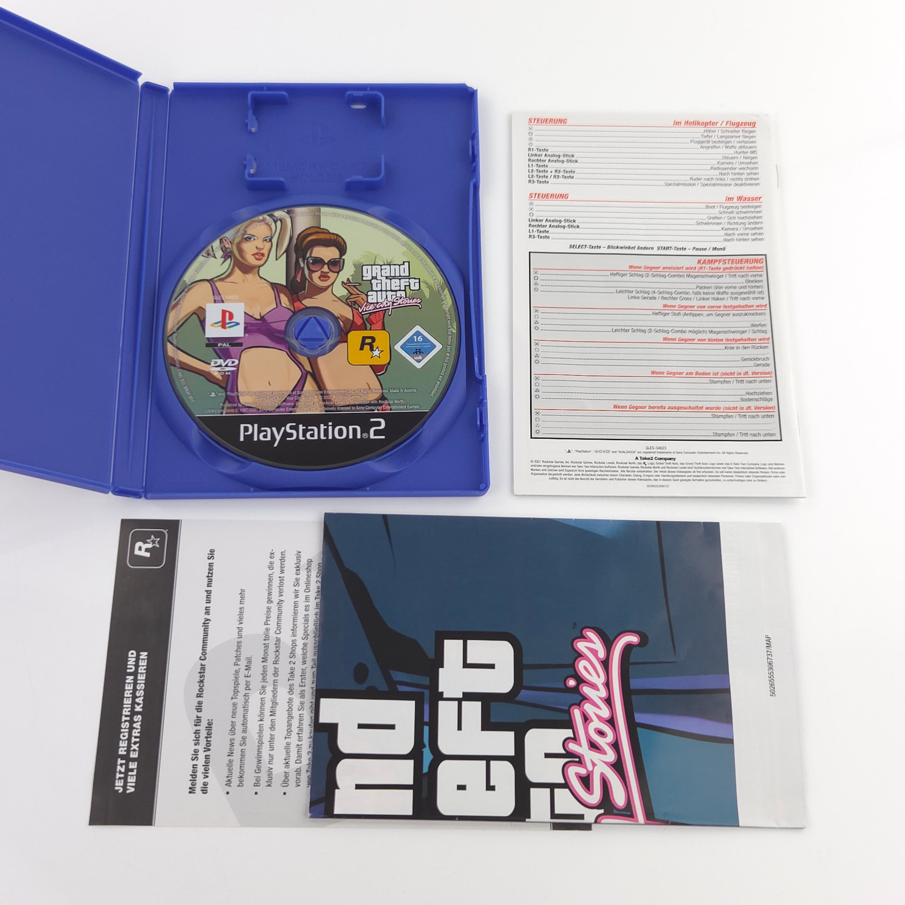 Playstation 2 Spiel – Grand Theft Auto Vice City Stories OVP