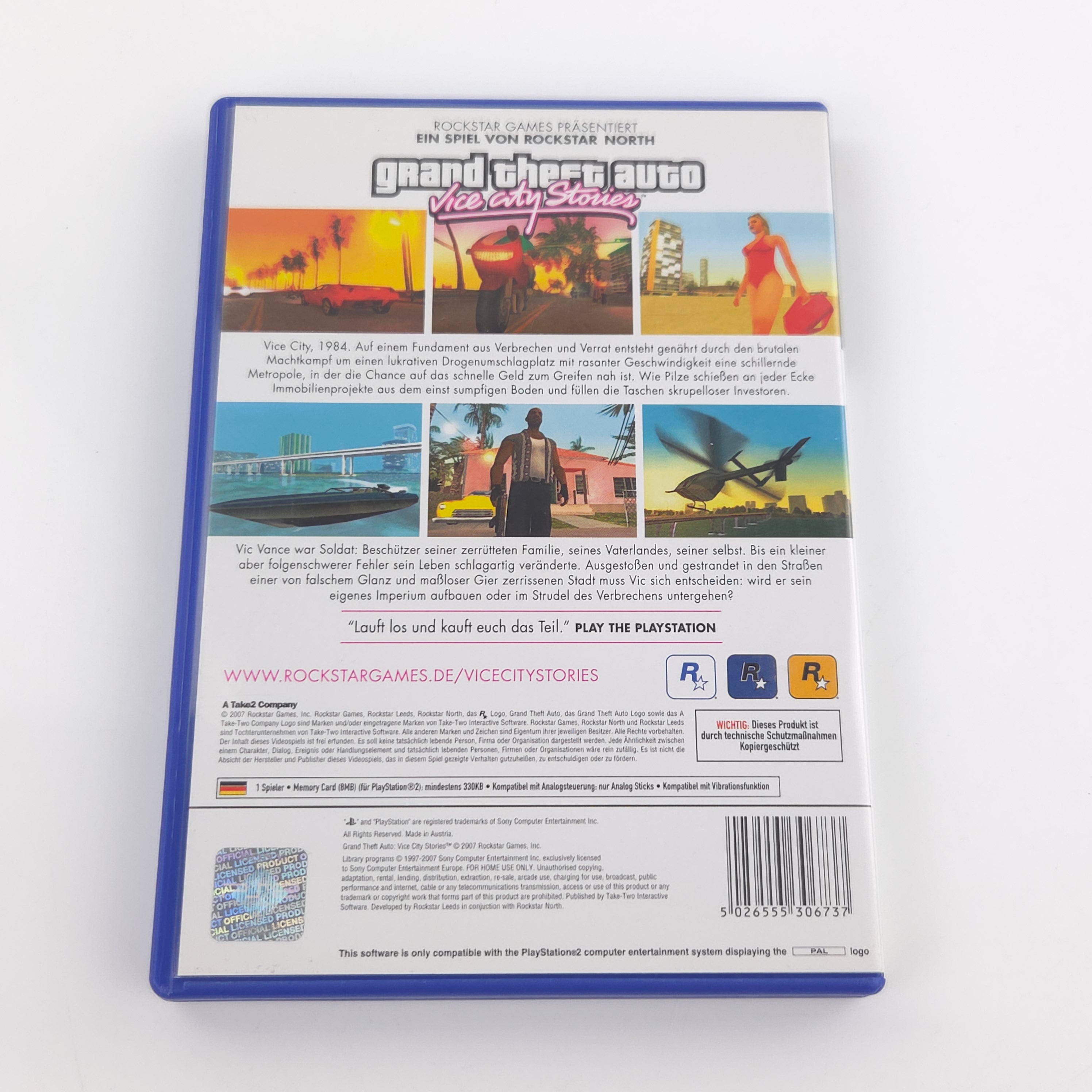 Playstation 2 Spiel – Grand Theft Auto Vice City Stories OVP