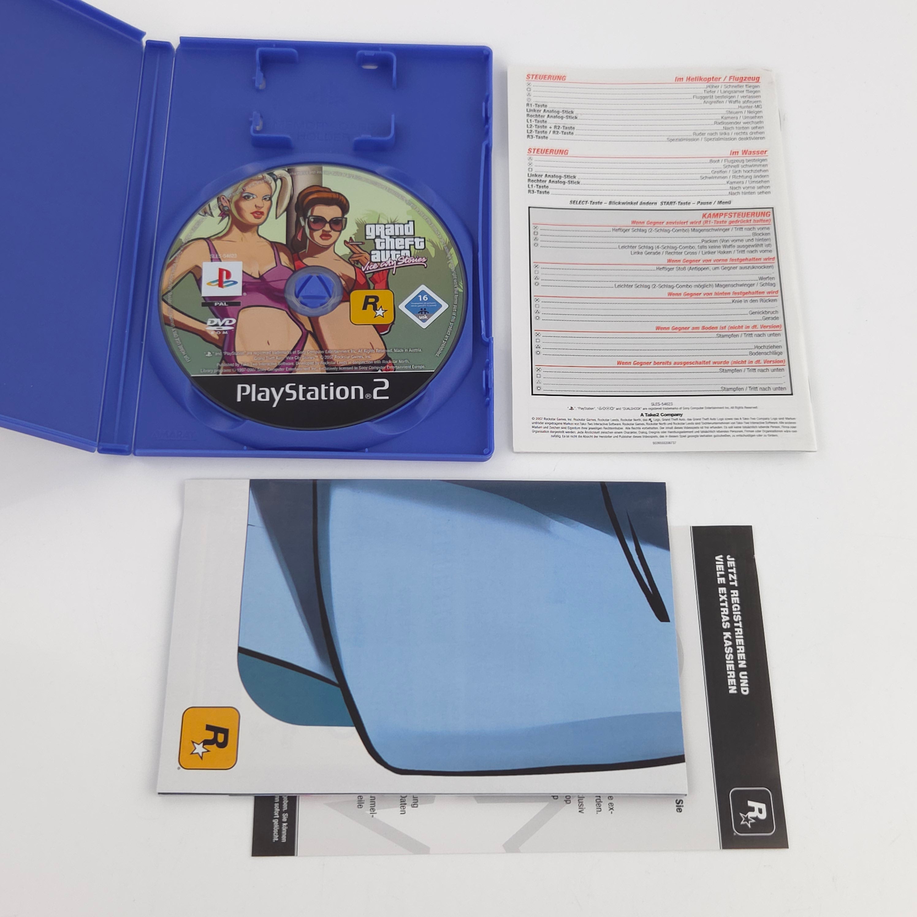 Playstation 2 Spiel GTA Vice City Stories PS2 OVP PAL DE