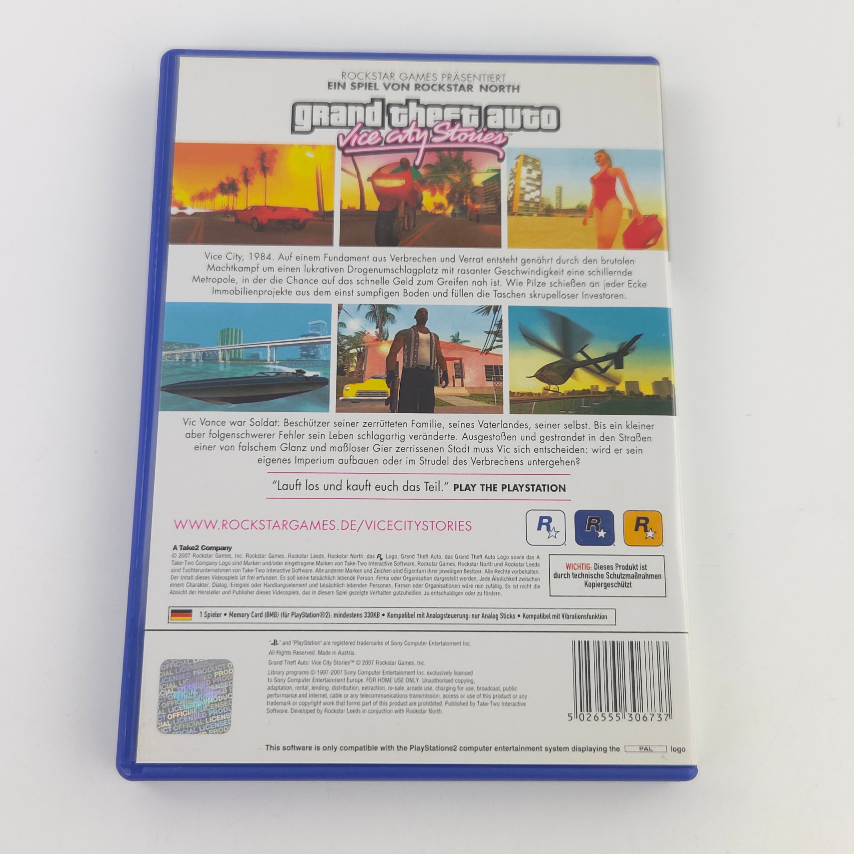 Playstation 2 Spiel GTA Vice City Stories PS2 OVP PAL DE