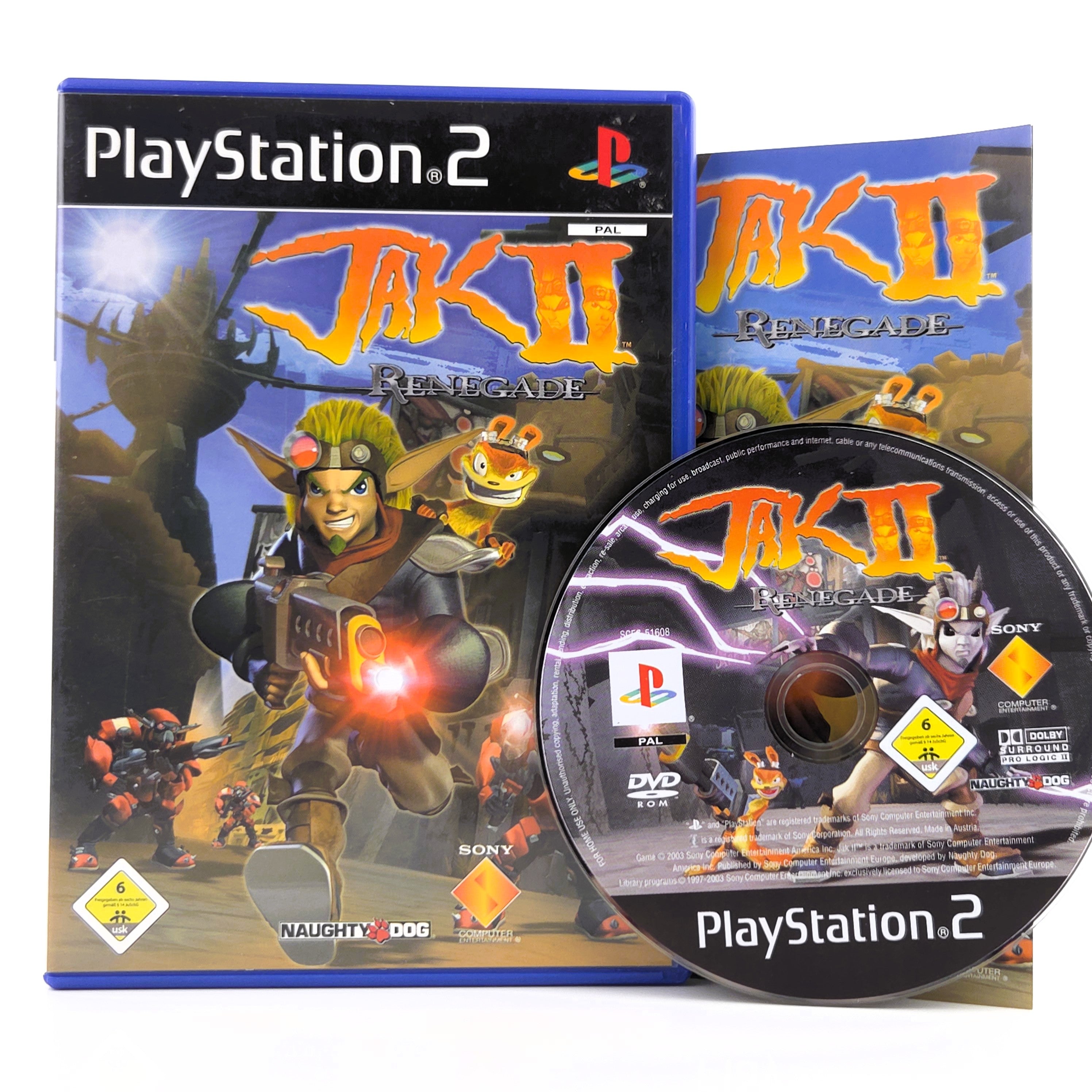 Playstation 2 Spiel – JAK II Renegade (PS2 OVP PAL)