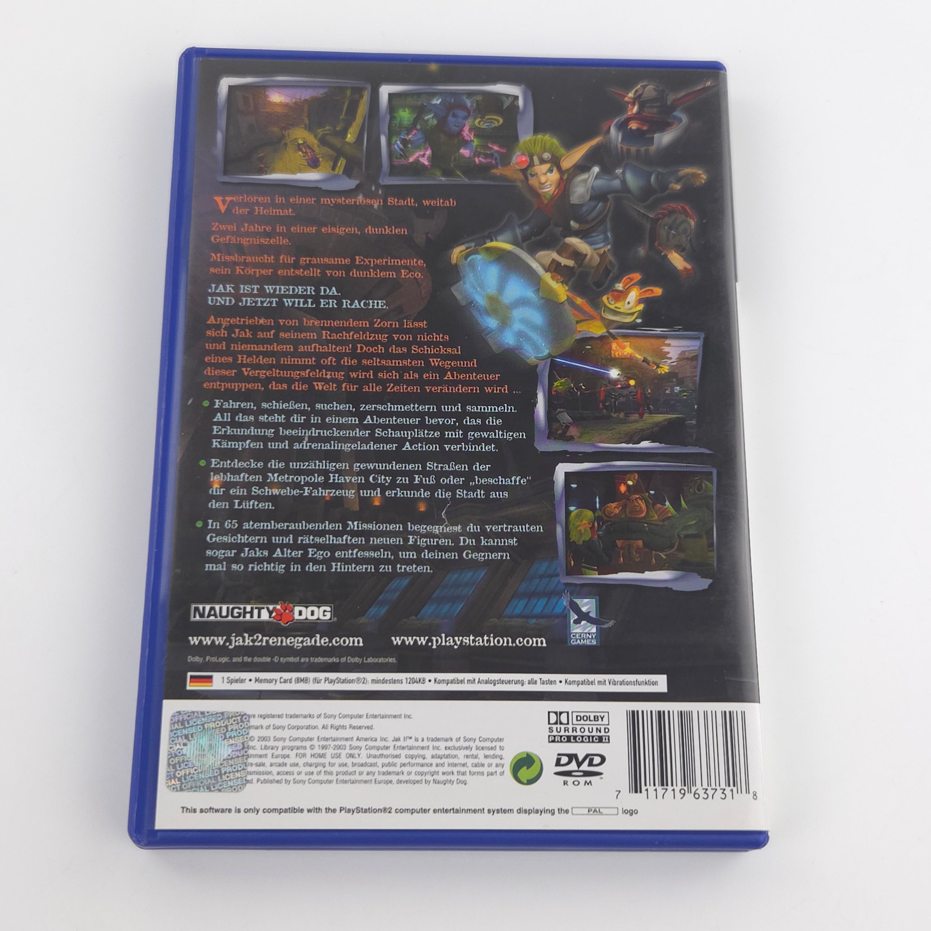 Playstation 2 Spiel – JAK II Renegade (PS2 OVP PAL)