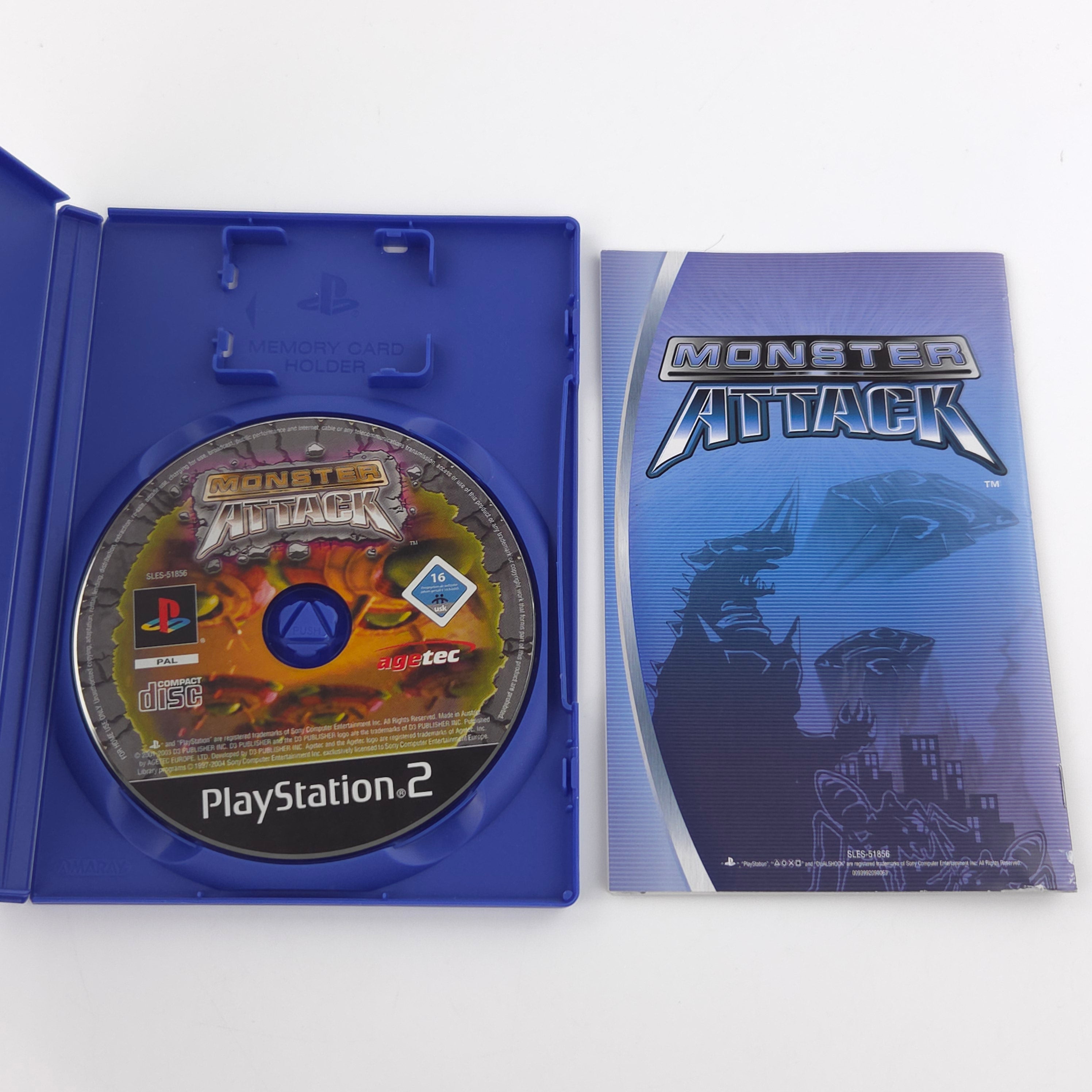 Playstation 2 Spiel – Monster Attack (PS2 OVP PAL)