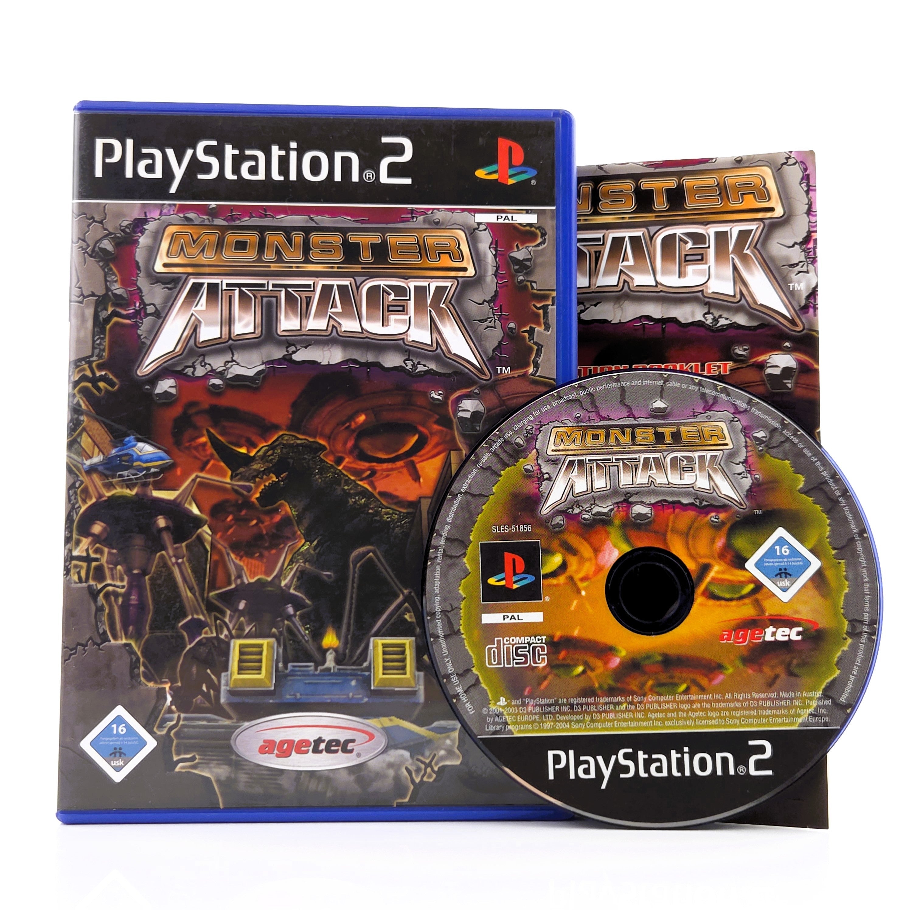 Playstation 2 Spiel – Monster Attack (PS2 OVP PAL)