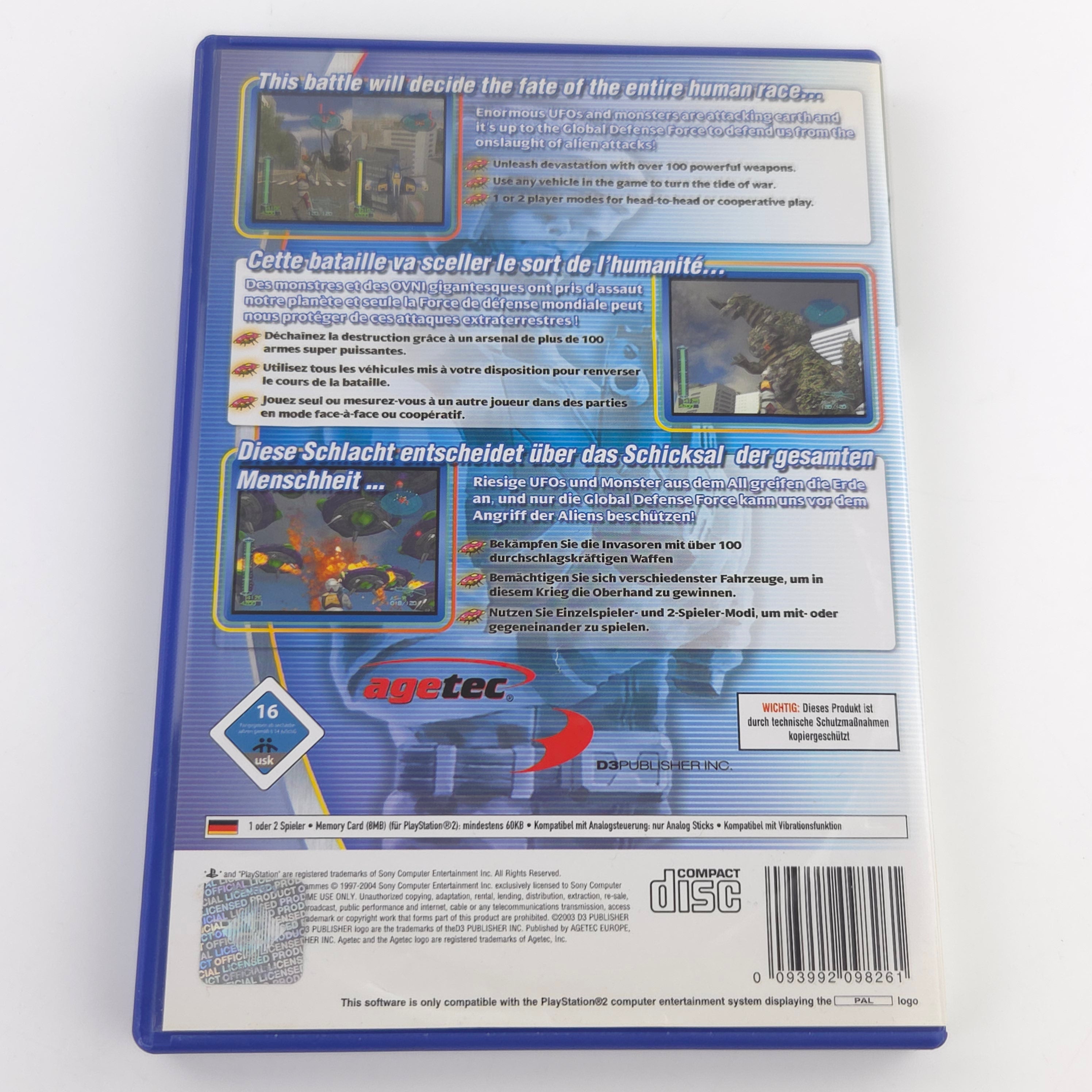 Playstation 2 Spiel – Monster Attack (PS2 OVP PAL)