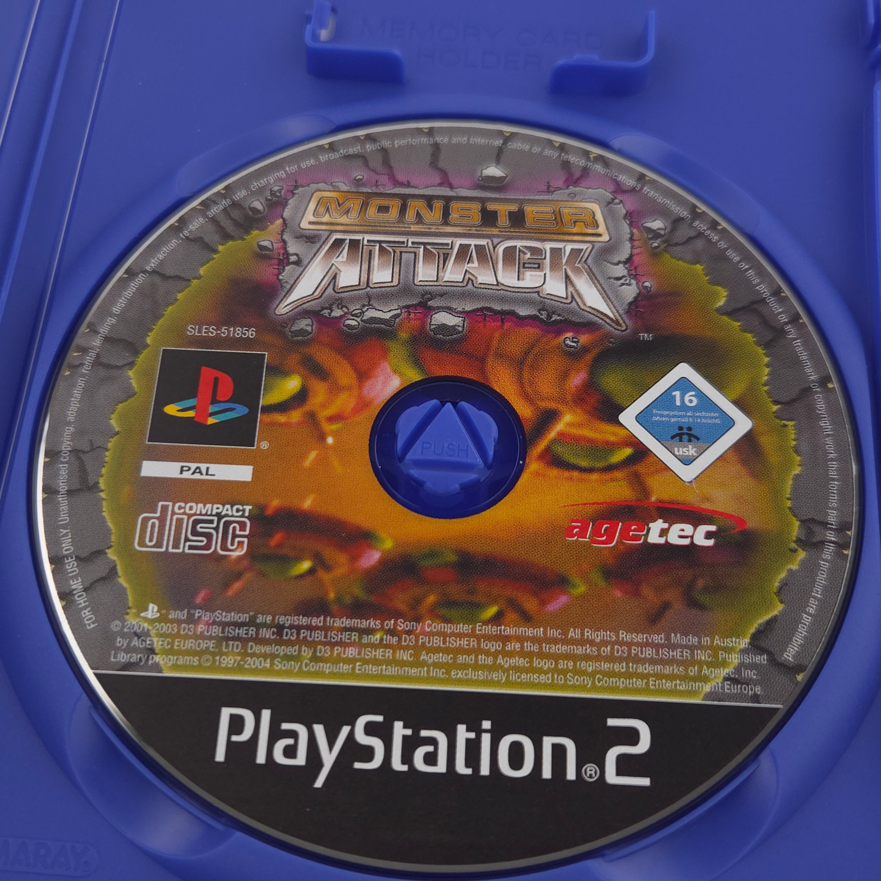Playstation 2 Spiel – Monster Attack (PS2 OVP PAL)