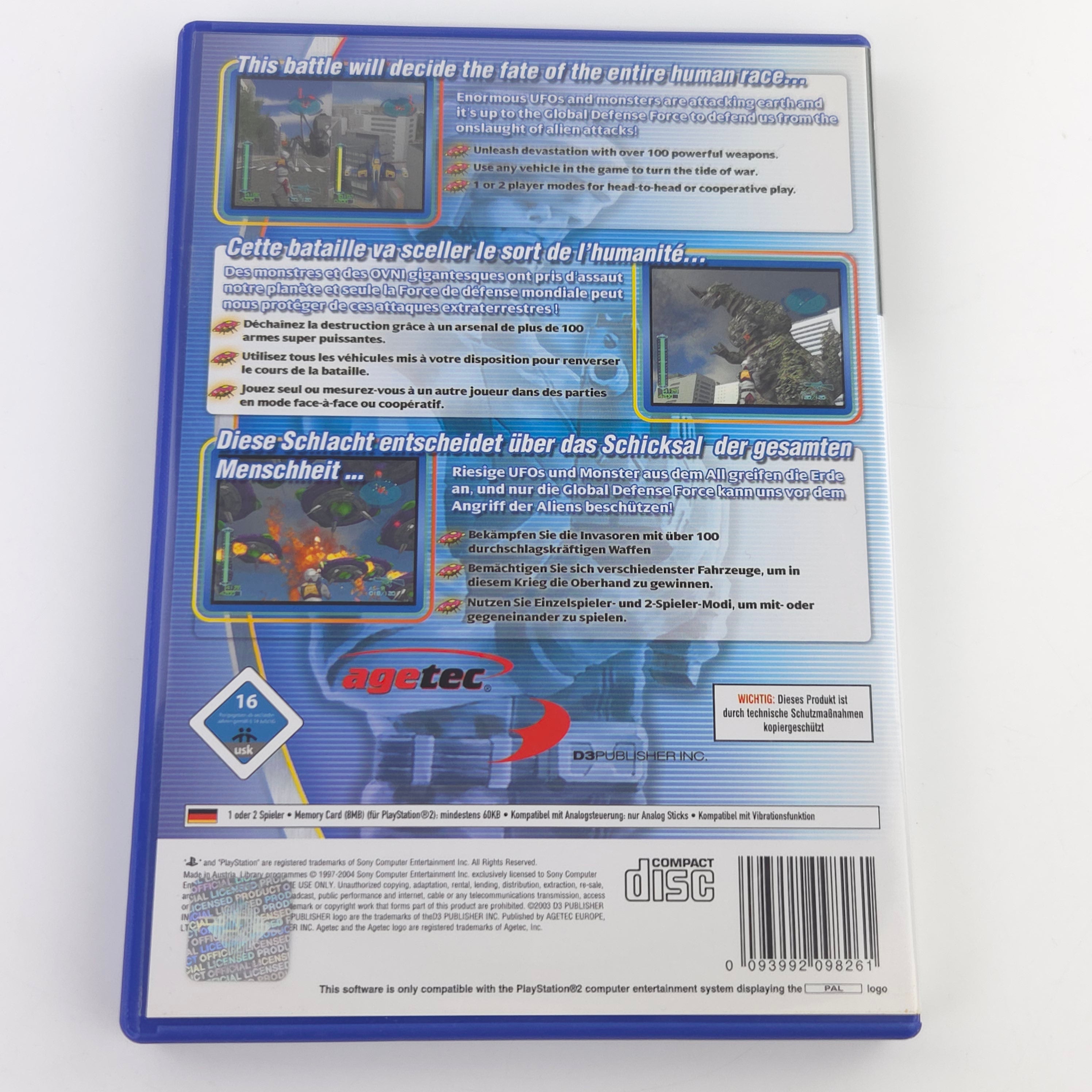 Playstation 2 Spiel – Monster Attack (PS2 OVP PAL)