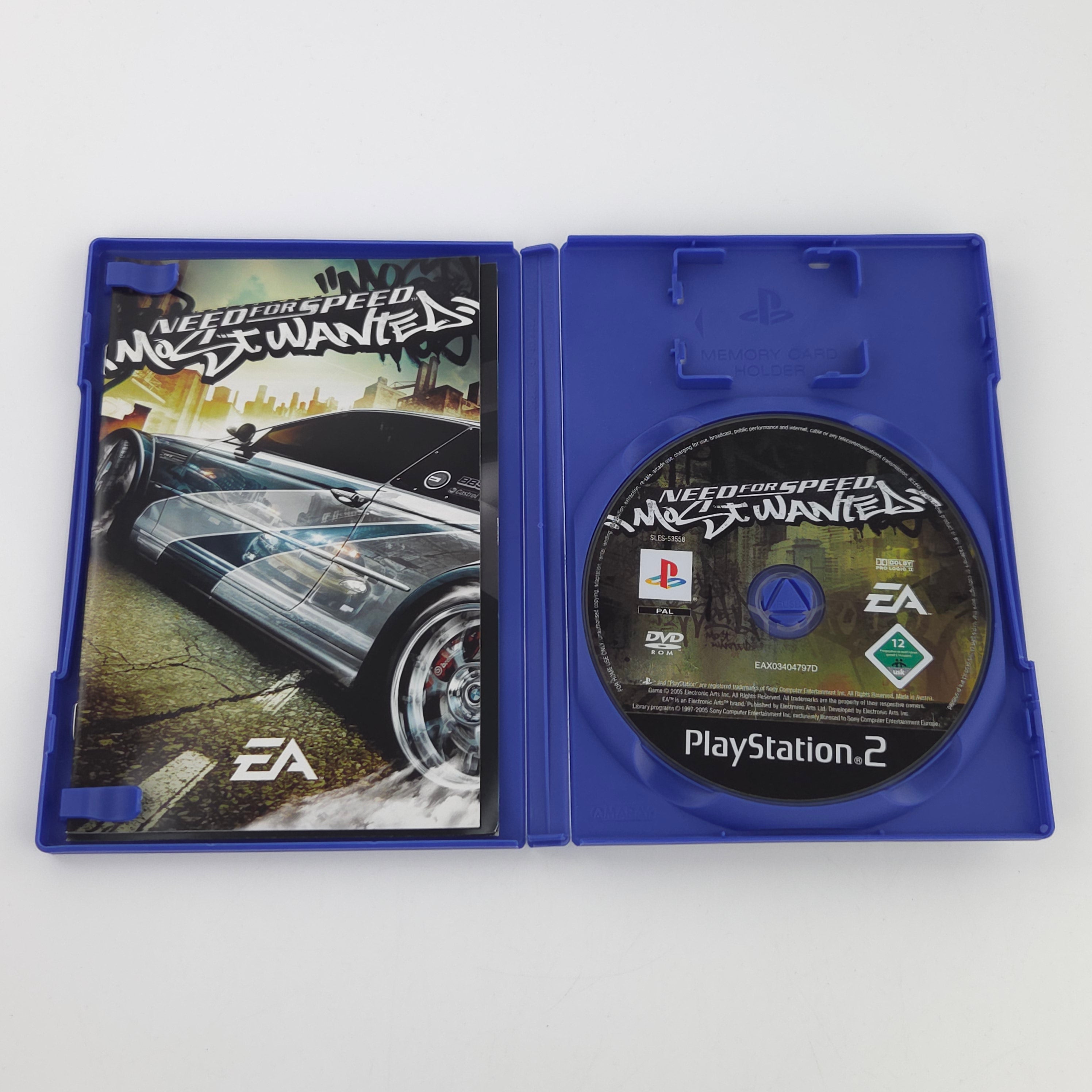 Playstation 2 Spiel Need for Speed Most Wanted OVP PAL