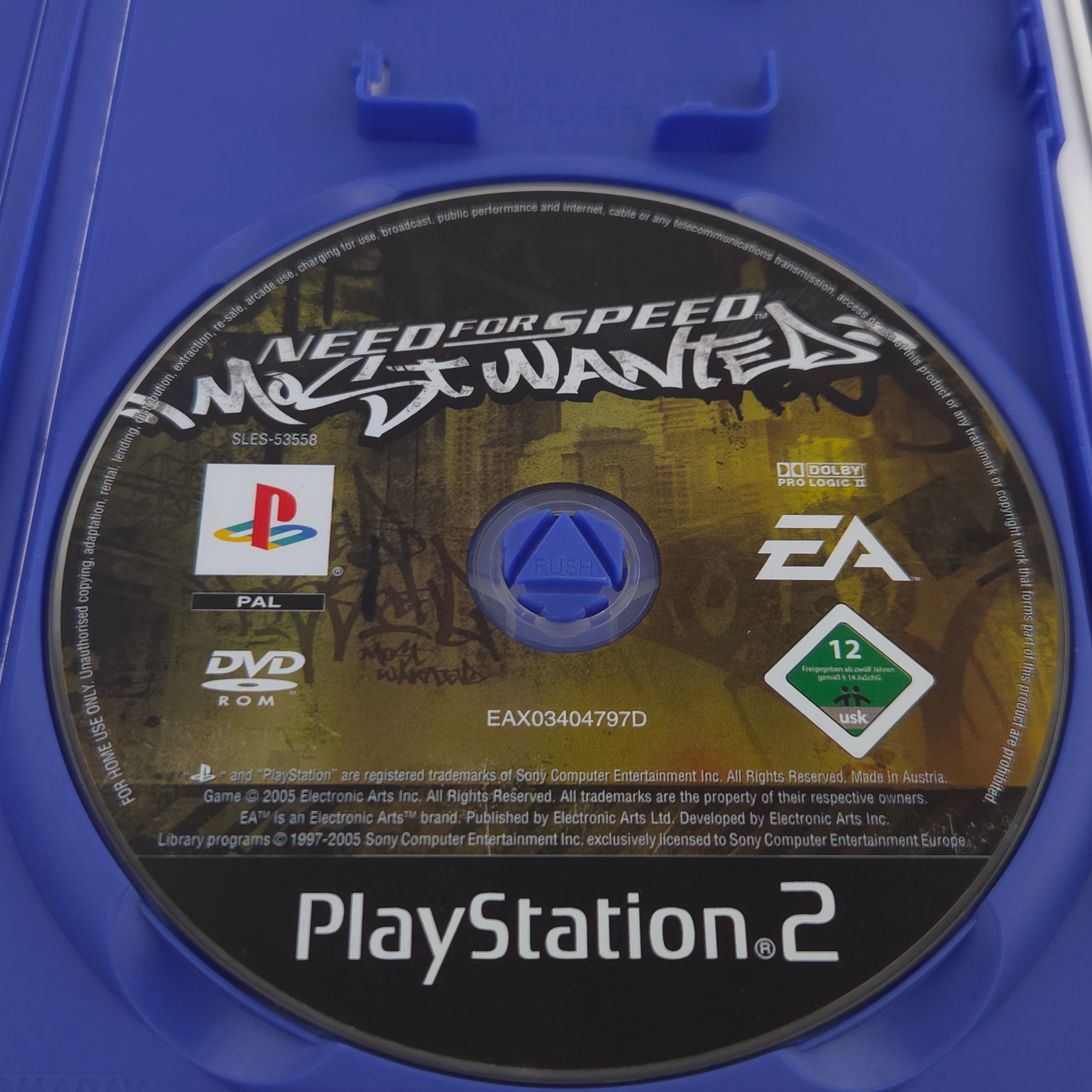 Playstation 2 Spiel – Need for Speed Most Wanted (OVP)