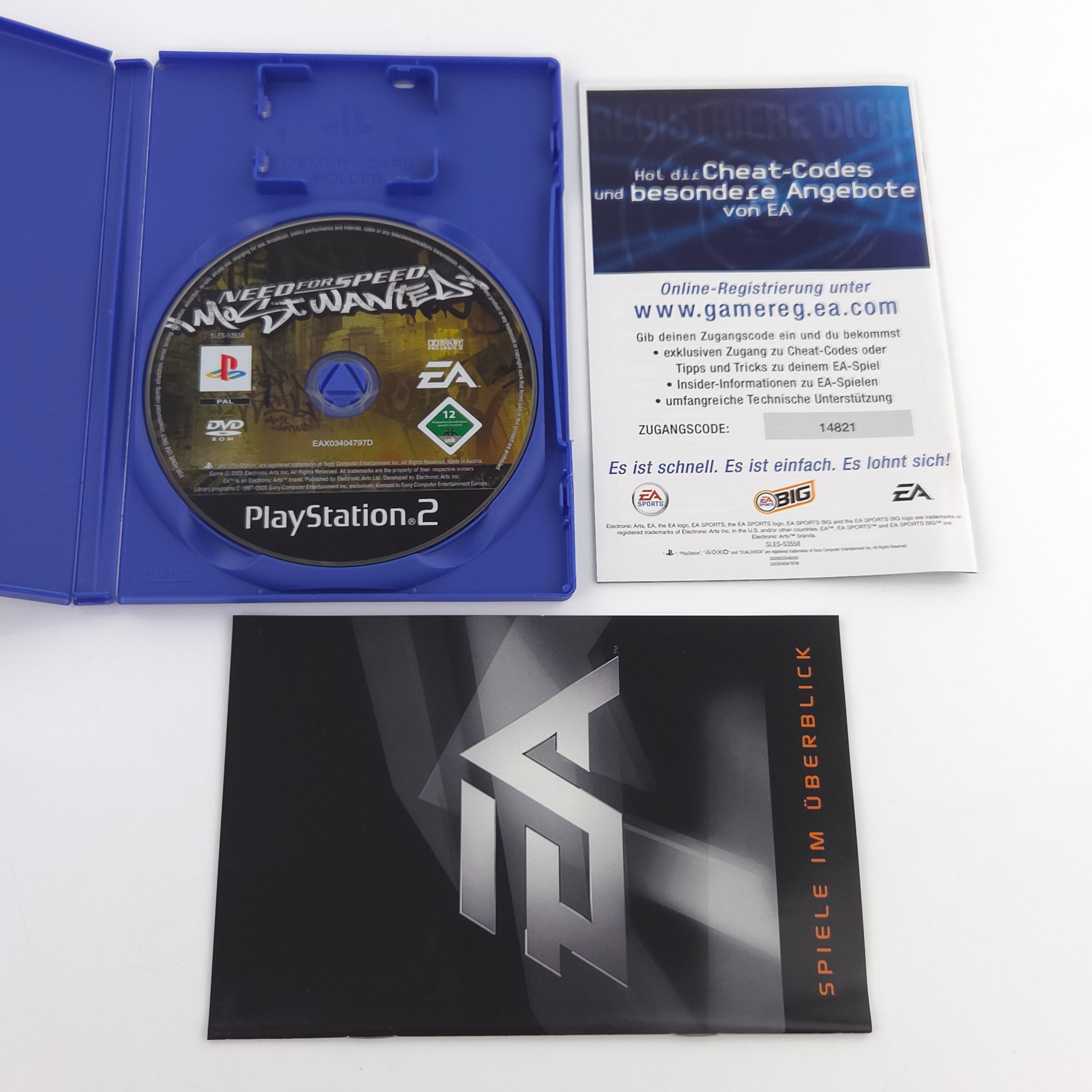 Playstation 2 Spiel – Need for Speed Most Wanted (OVP)