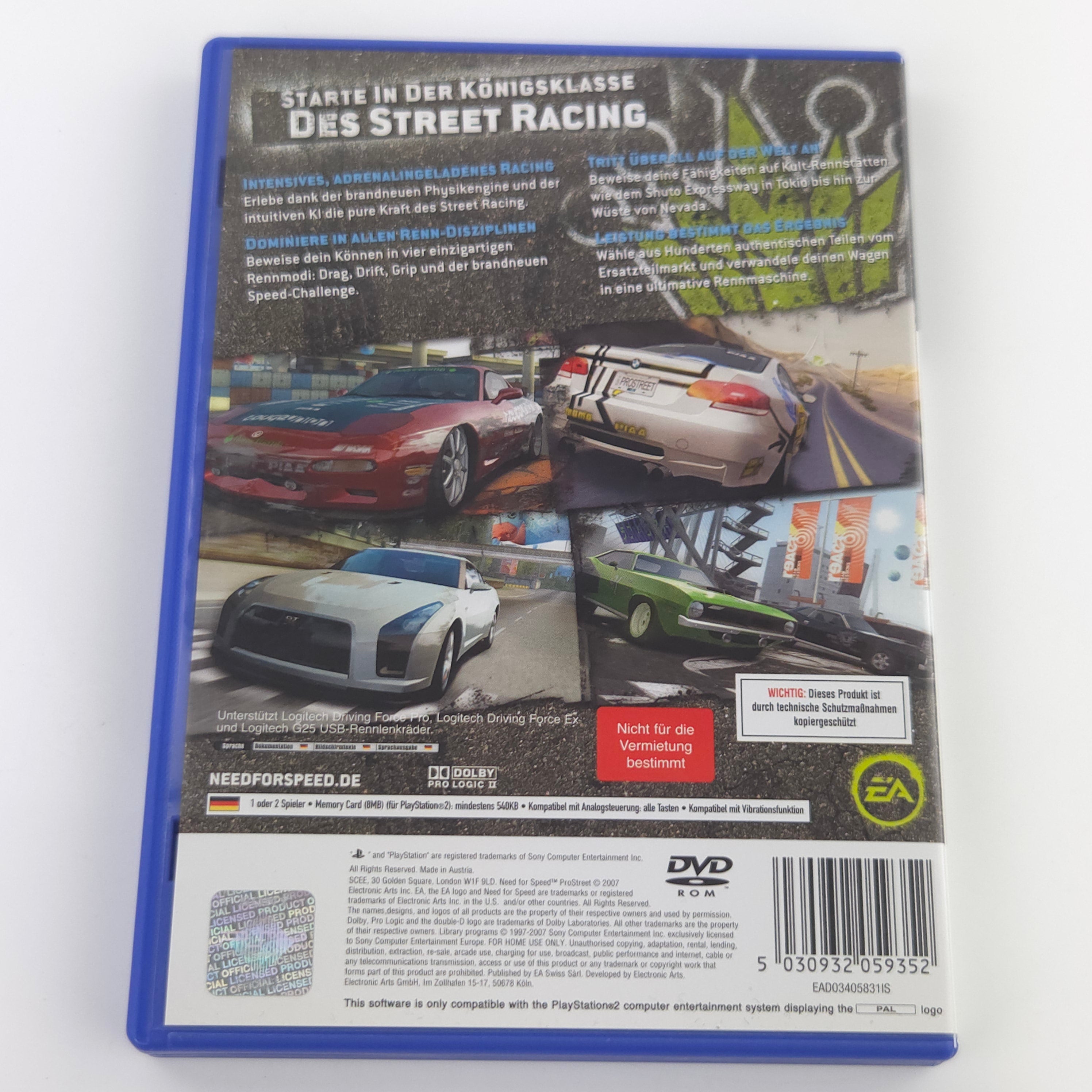 Playstation 2 Spiel – Need for Speed ProStreet (OVP PAL)