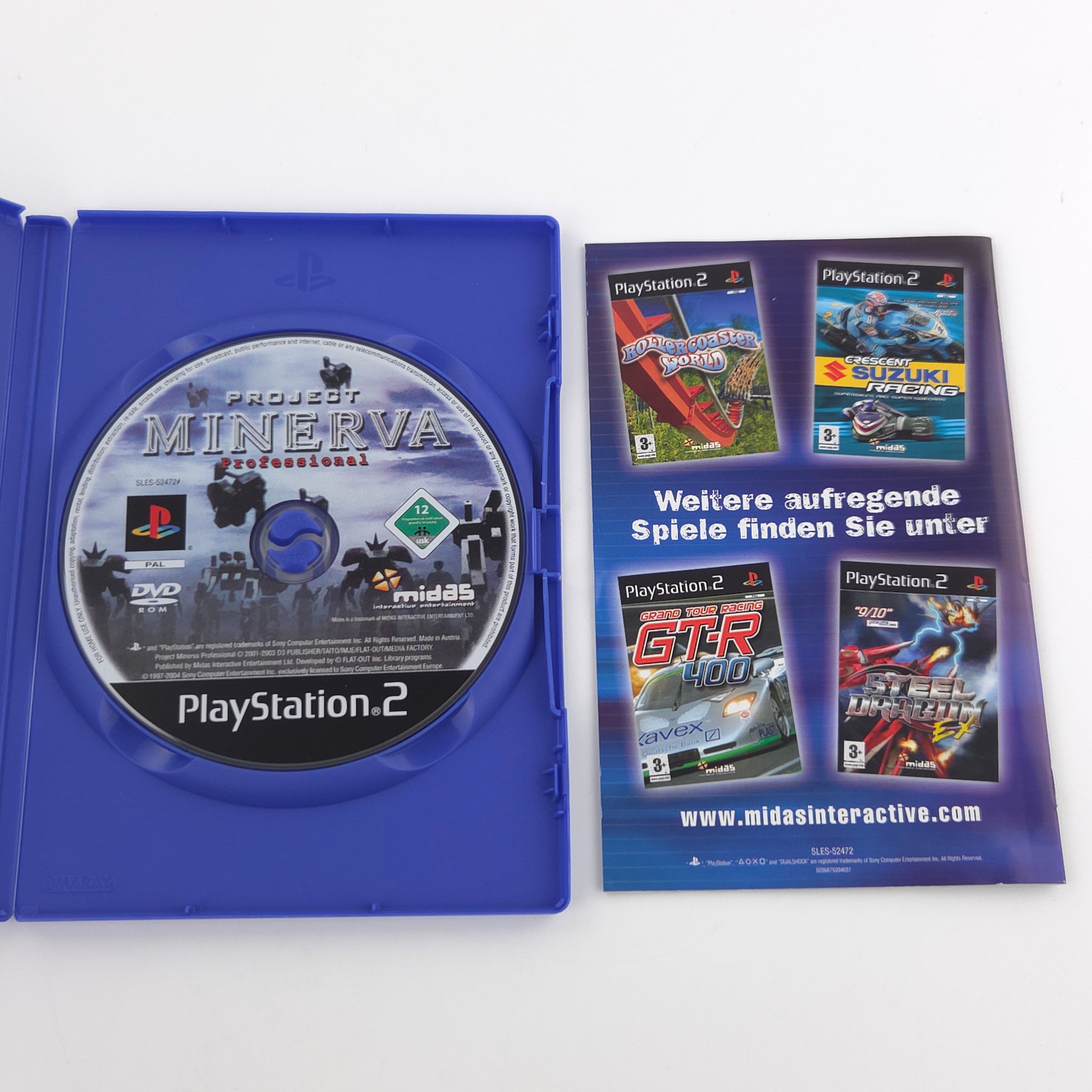 Playstation 2 Spiel – Project Minerva Professional (PAL OVP)