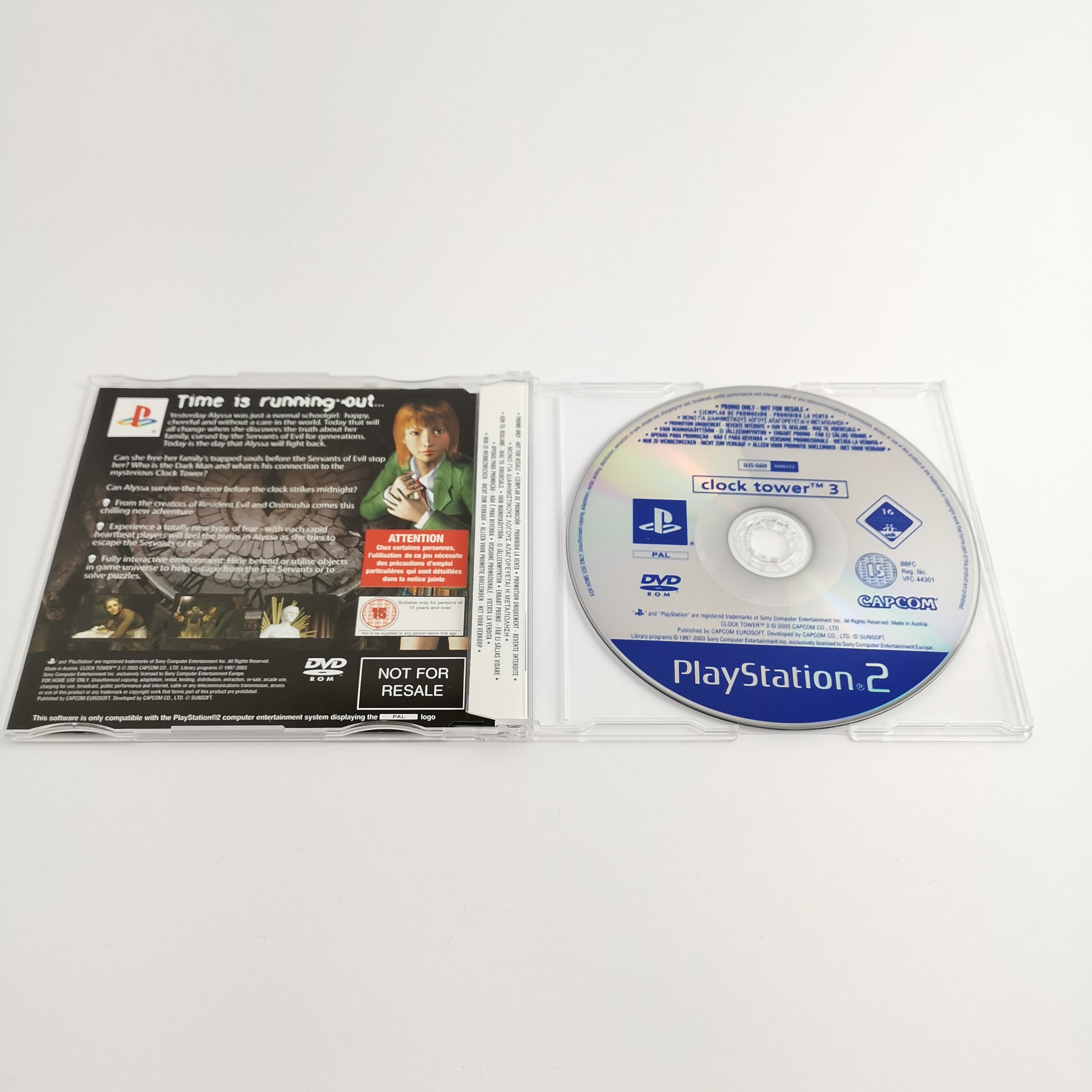 Playstation 2 Spiel – Clock Tower 3 Promo Spiel PAL OVP