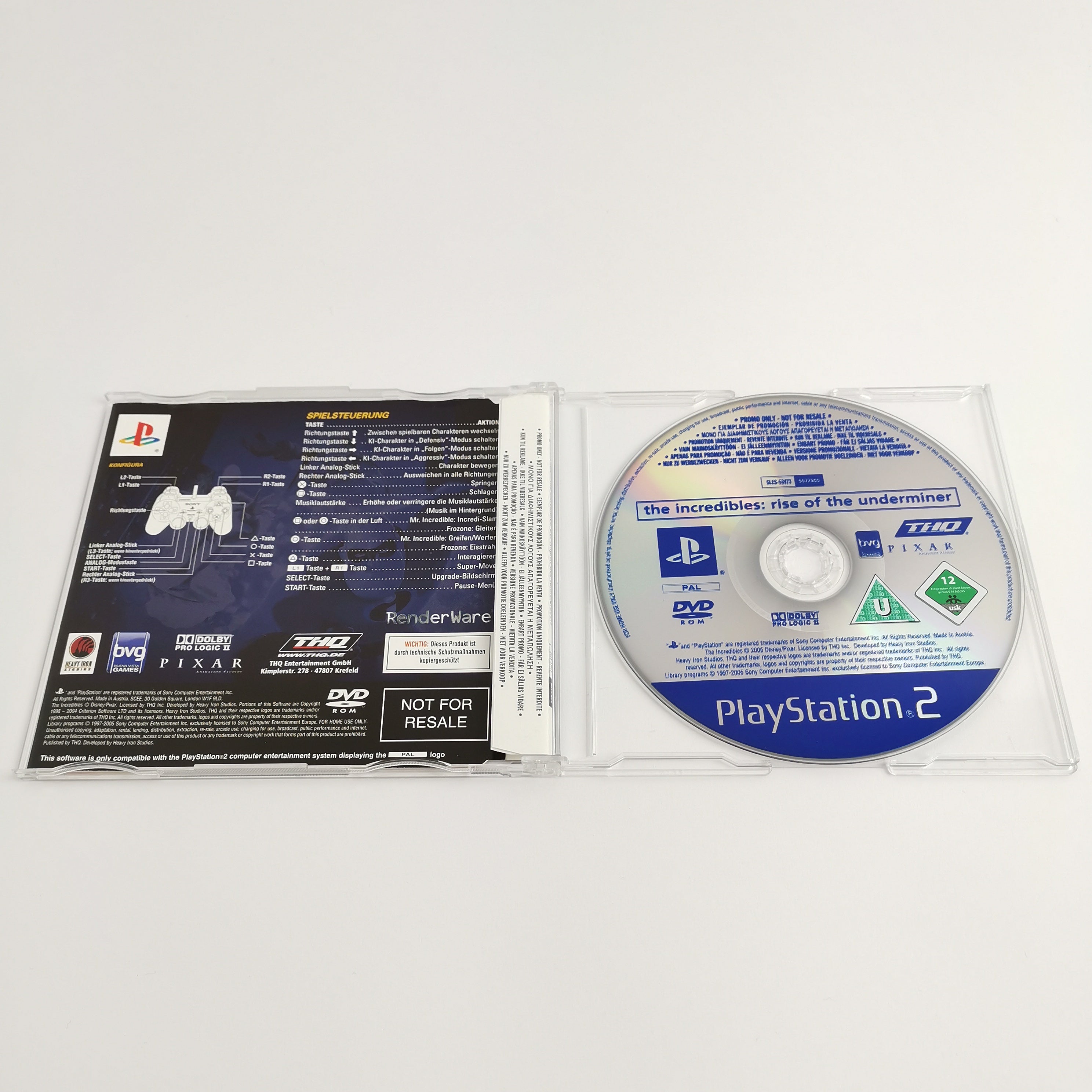 Playstation 2 Spiel – Die Unglaublichen The Incredibles OVP