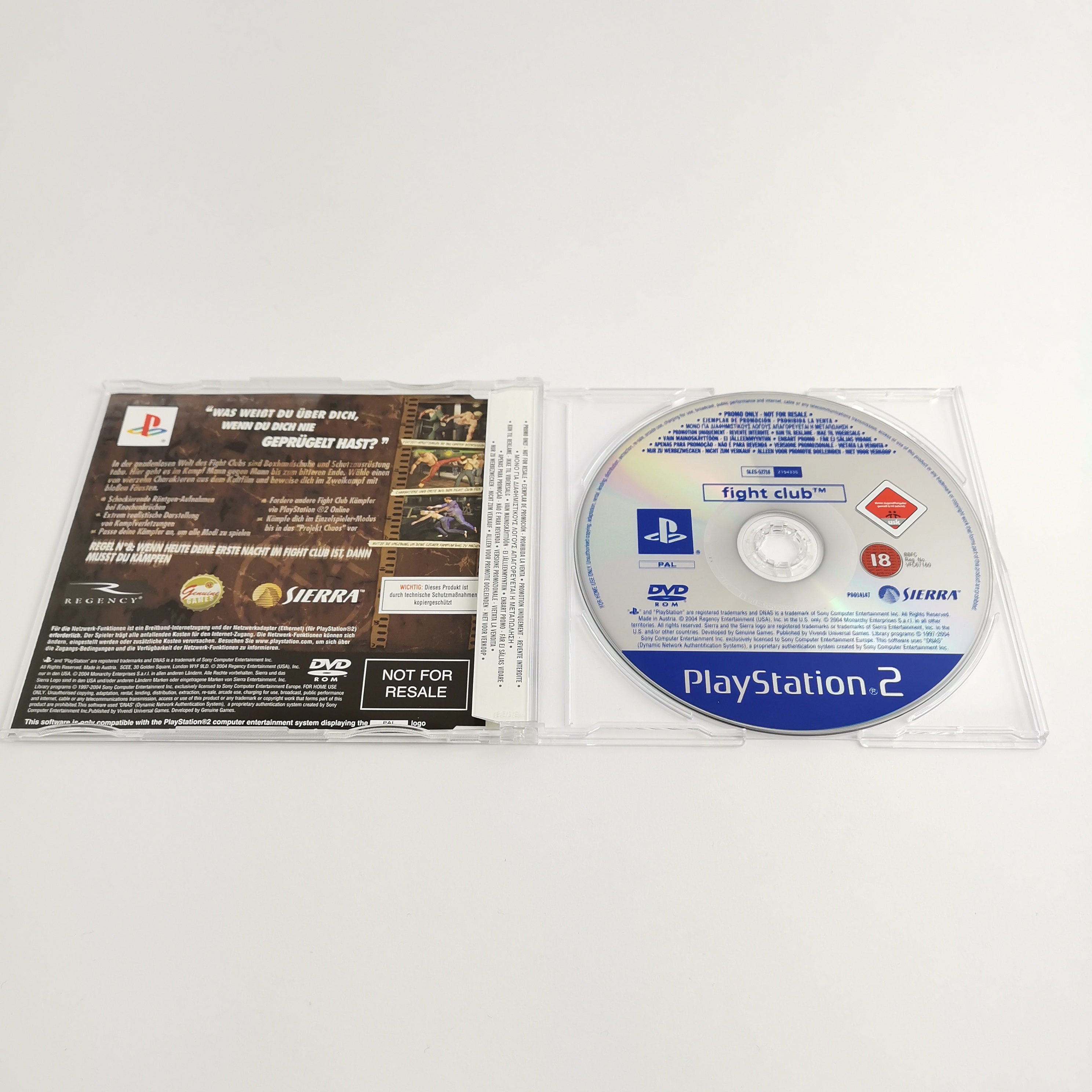 Playstation 2 Spiel – Fight Club Promo Spiel (OVP USK18)