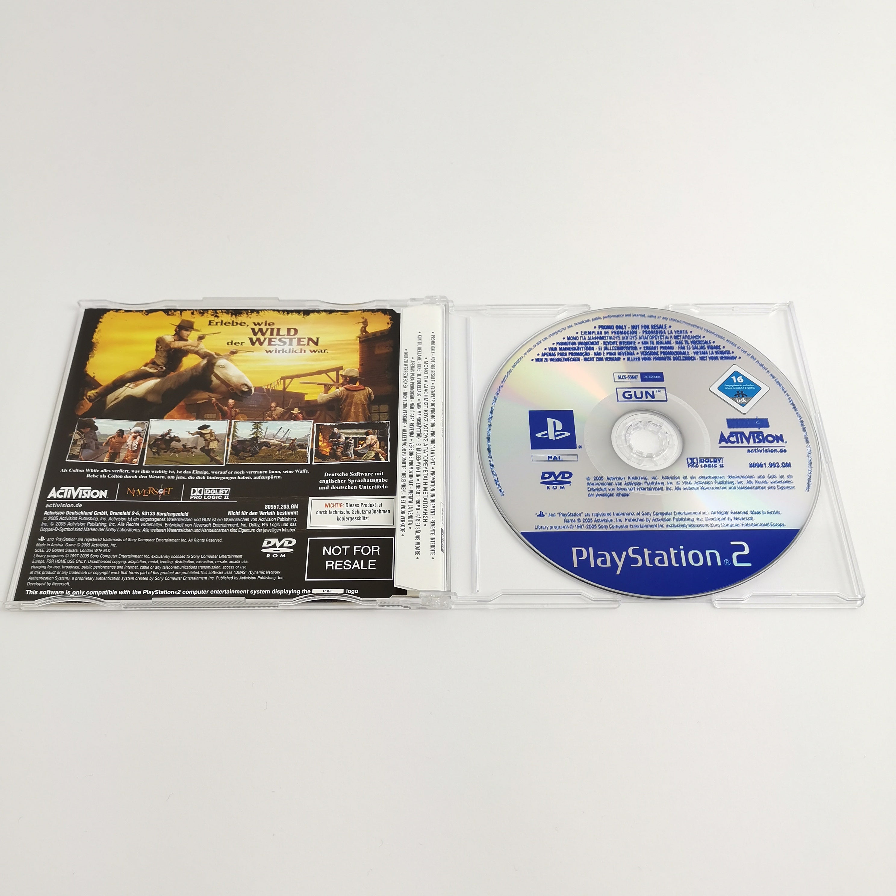 Playstation 2 Spiel – Gun Promo Spiel Vollversion OVP PAL