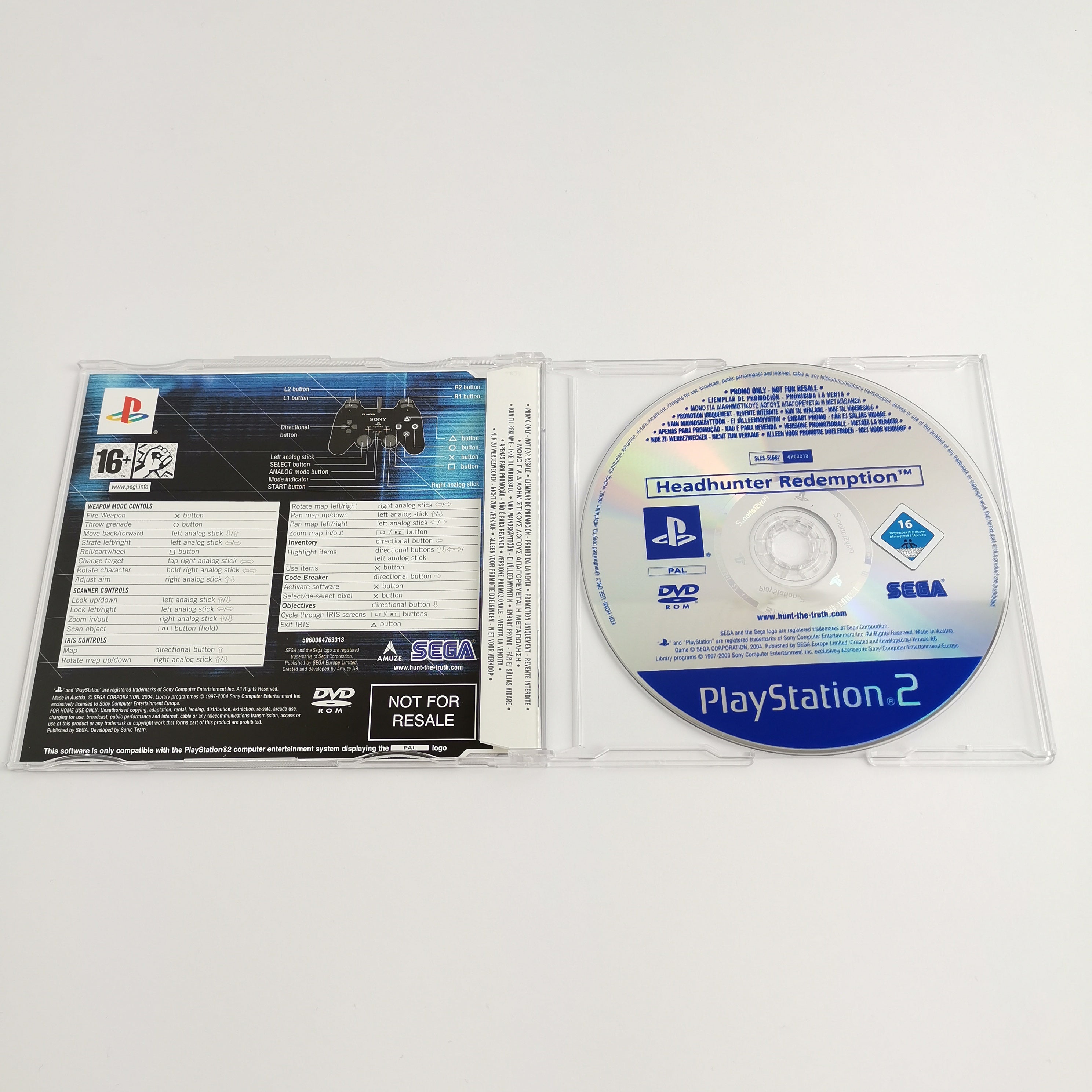 Playstation 2 Spiel – Headhunter Redemption Promo (OVP)