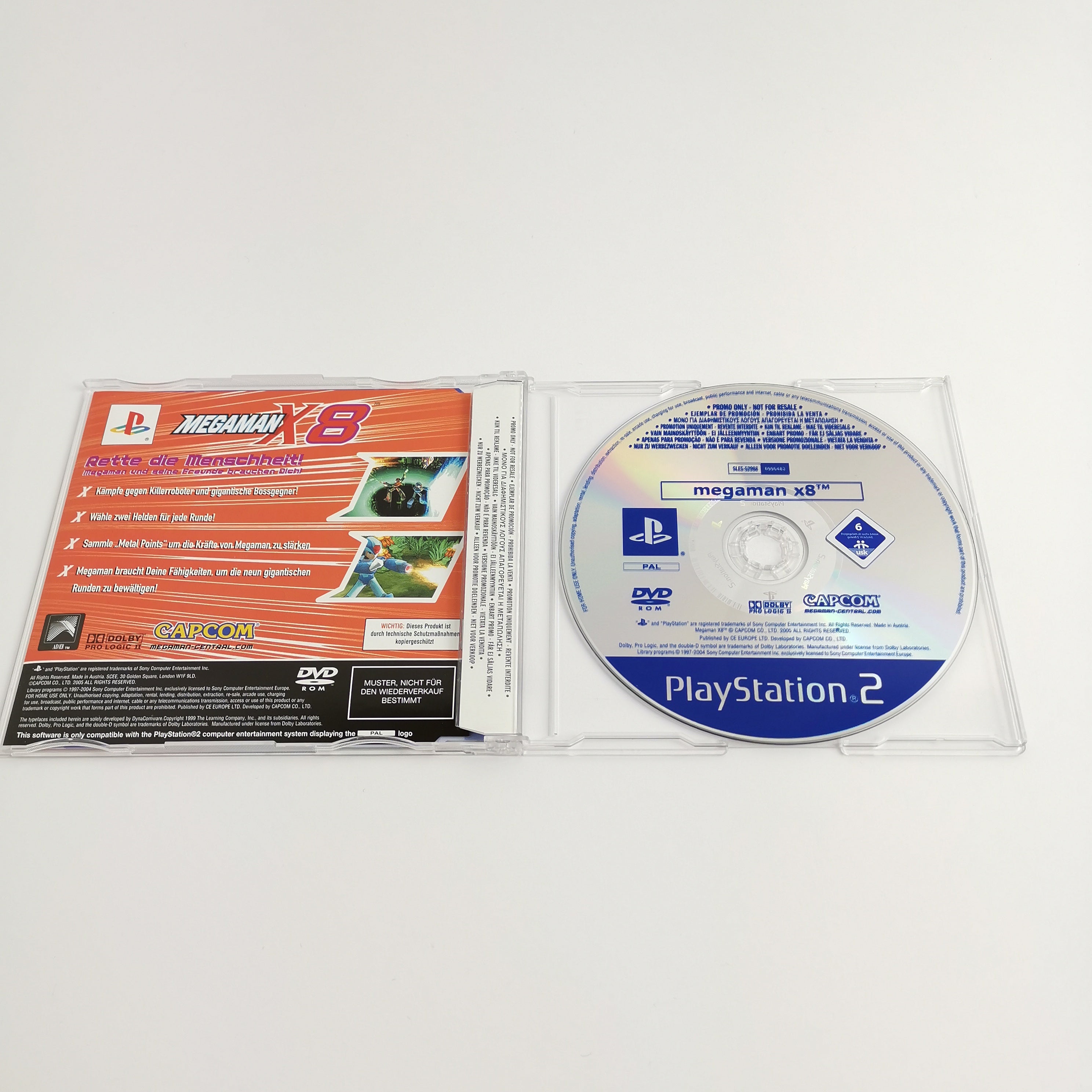 Playstation 2 Spiel – Megaman X8 Promo (PS2 OVP PAL)