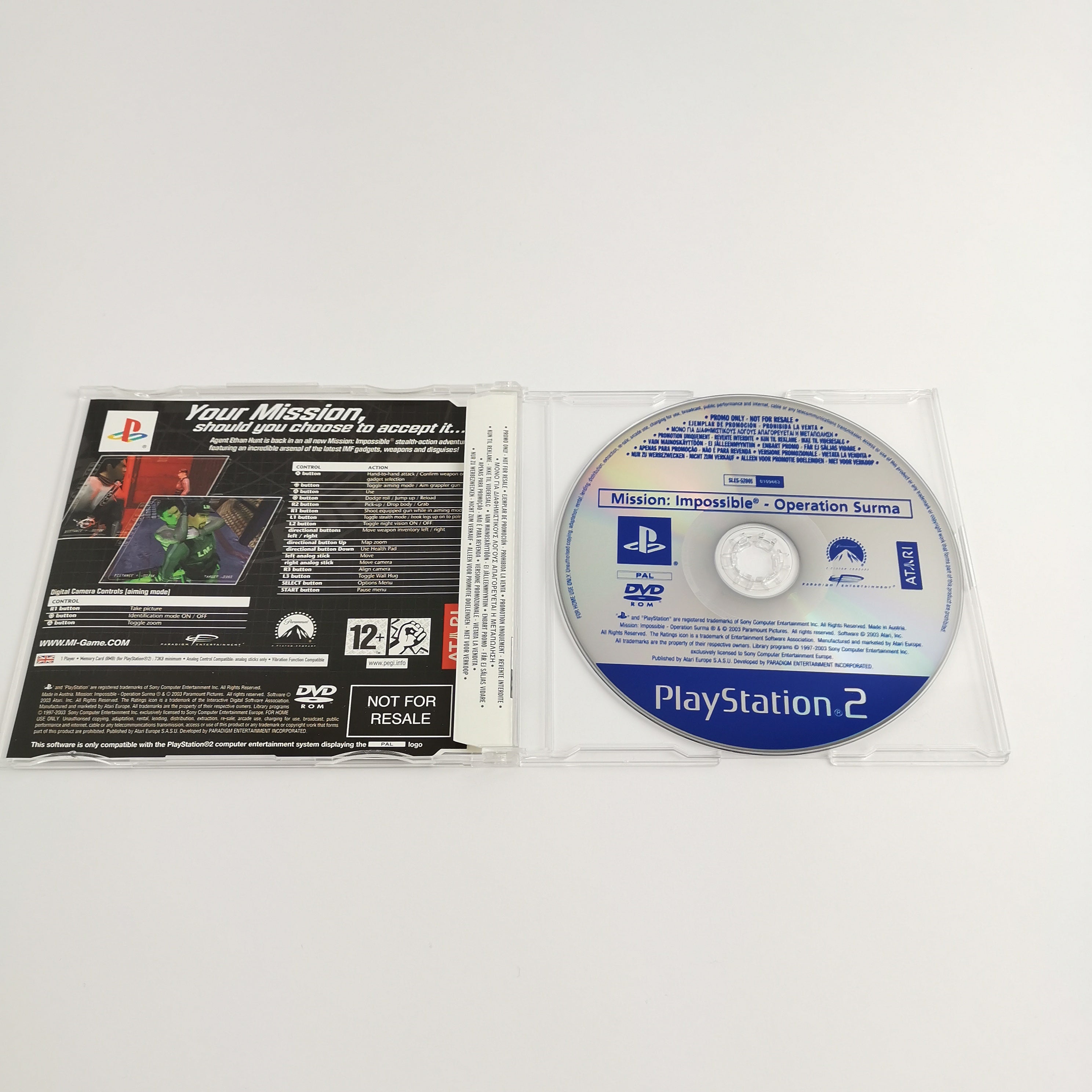 Playstation 2 Spiel – Mission Impossible Operation Surma OVP