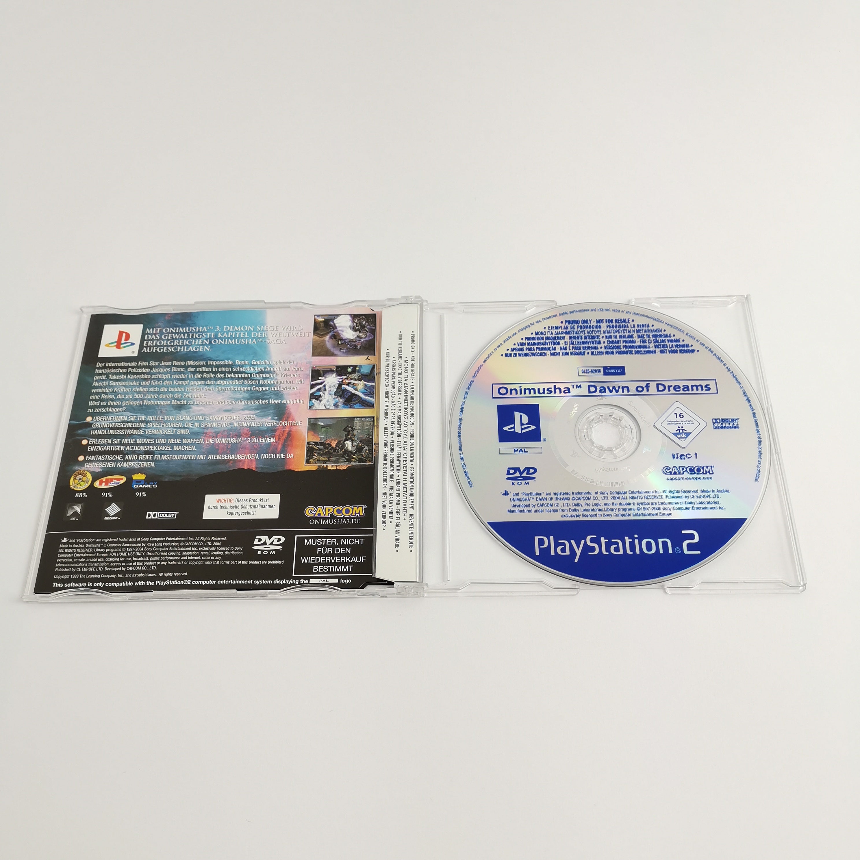 Playstation 2 Promo Spiel Onimusha 3 Vollversion PS2 PAL