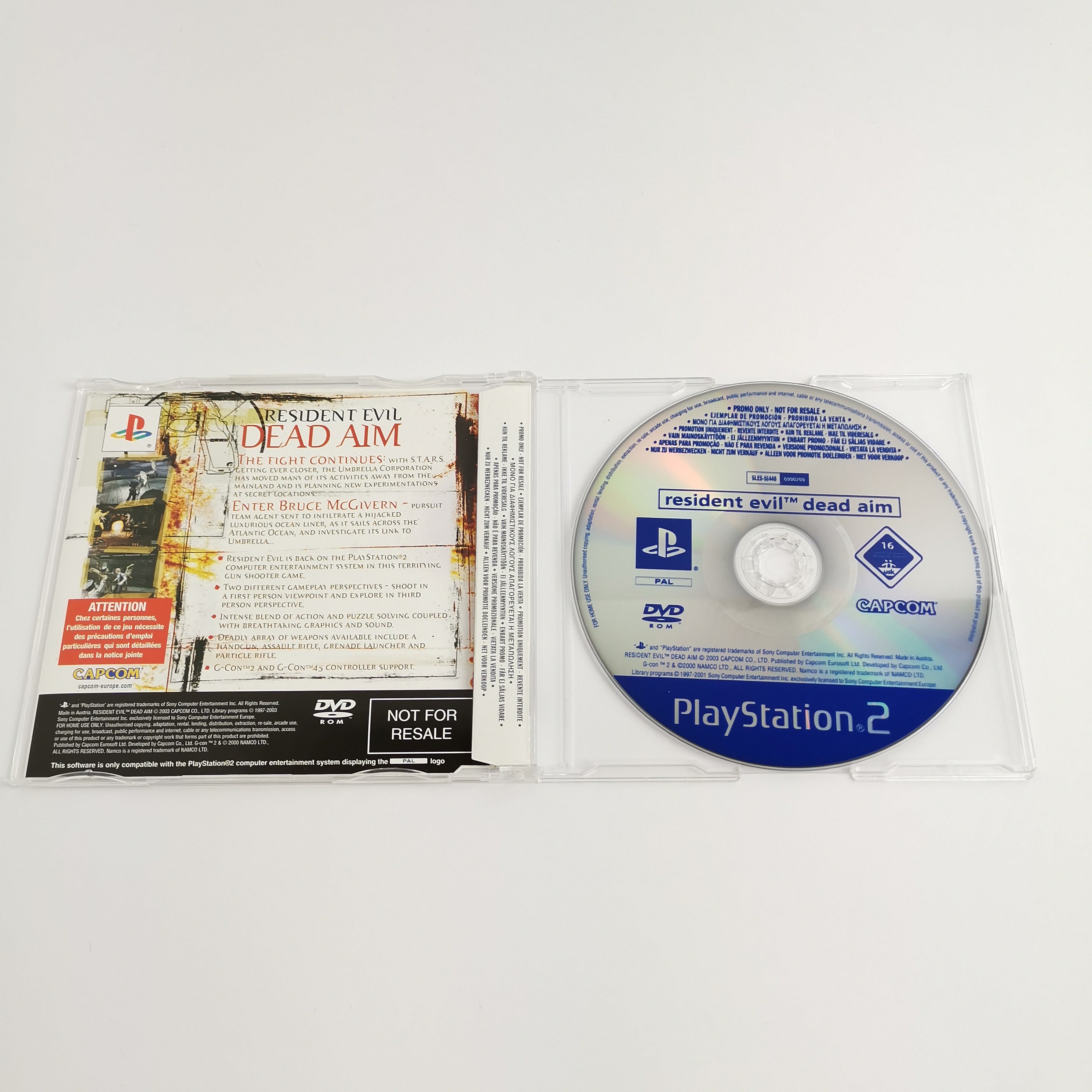 Playstation 2 Spiel – Resident Evil Dead Aim Promo (USK18)