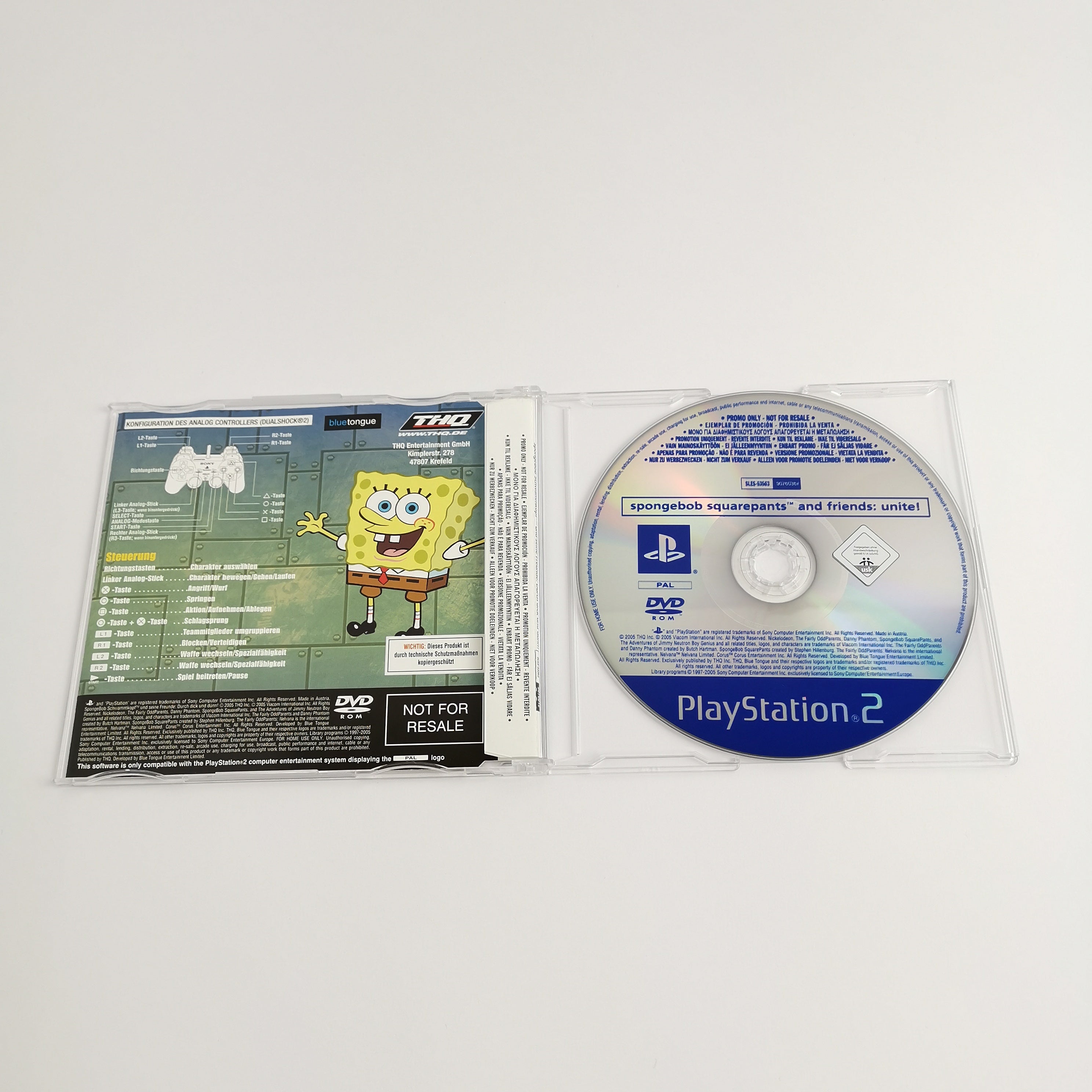 Playstation 2 Promo Spiel – Spongebob Schwammkopf PS2