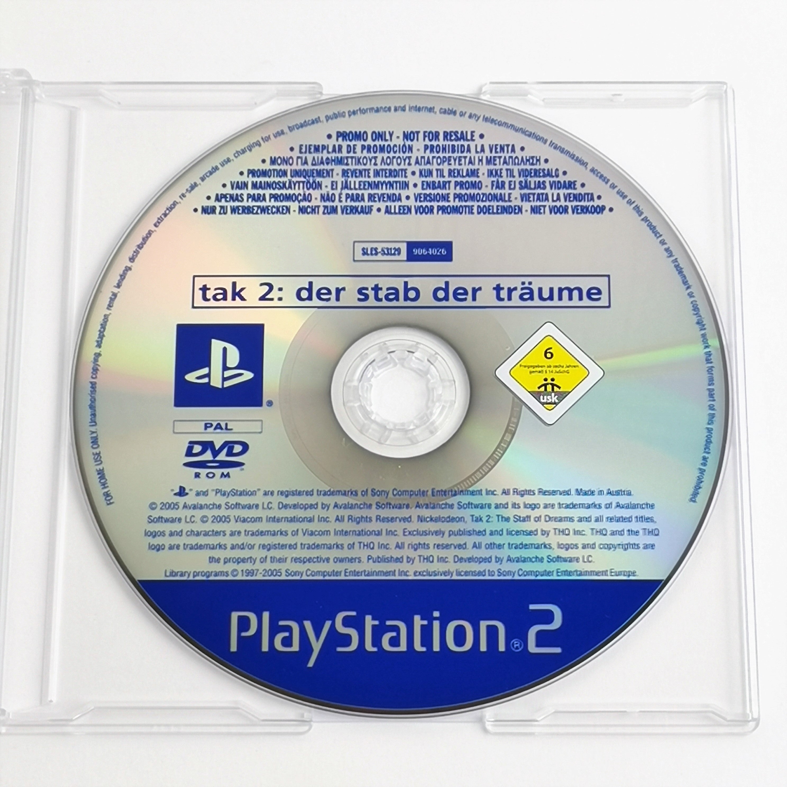 Playstation 2 Promo Spiel Tak 2 Der Stab der Träume PAL