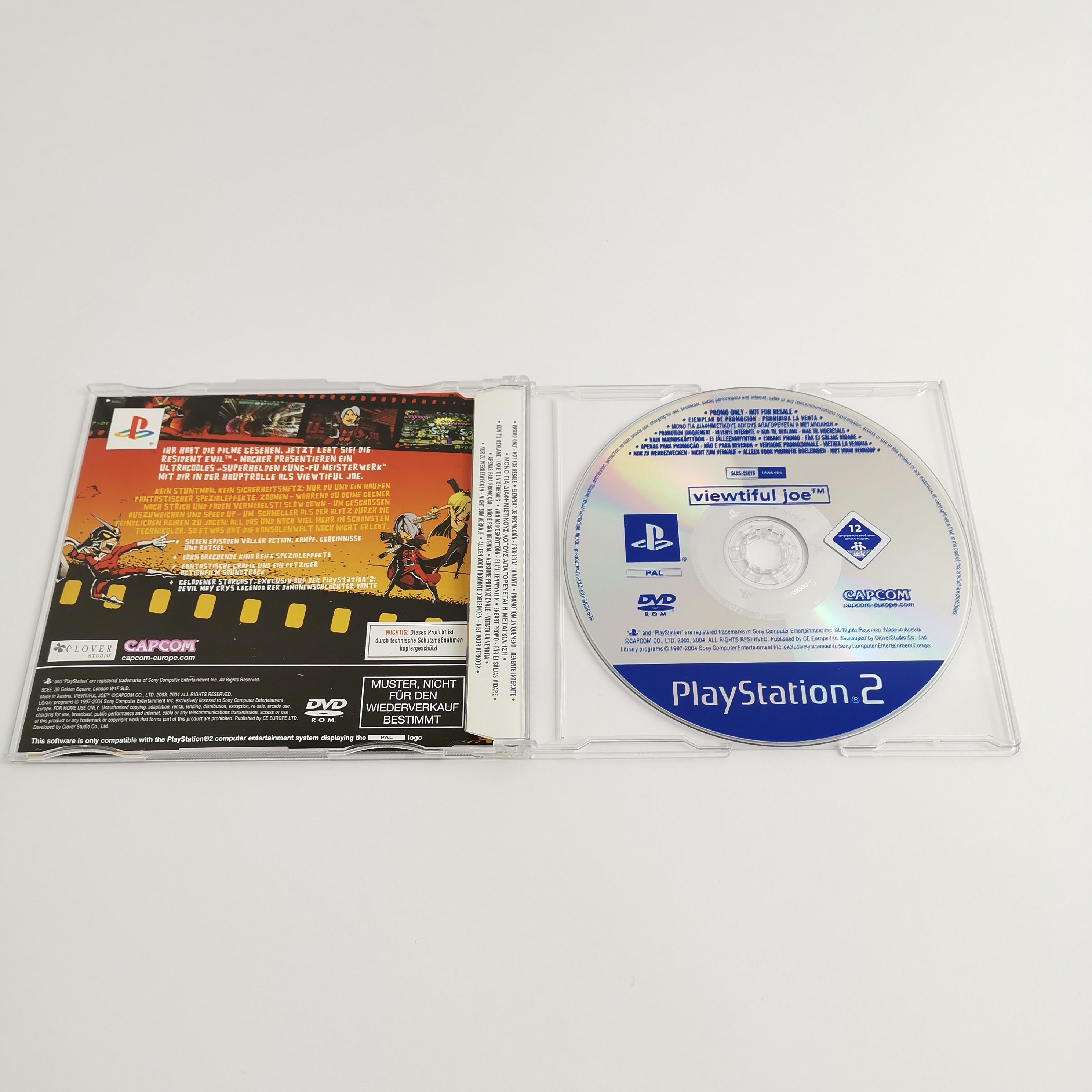 Playstation 2 Spiel – Viewtiful Joe Promo Spiel (PS2 PAL OVP)