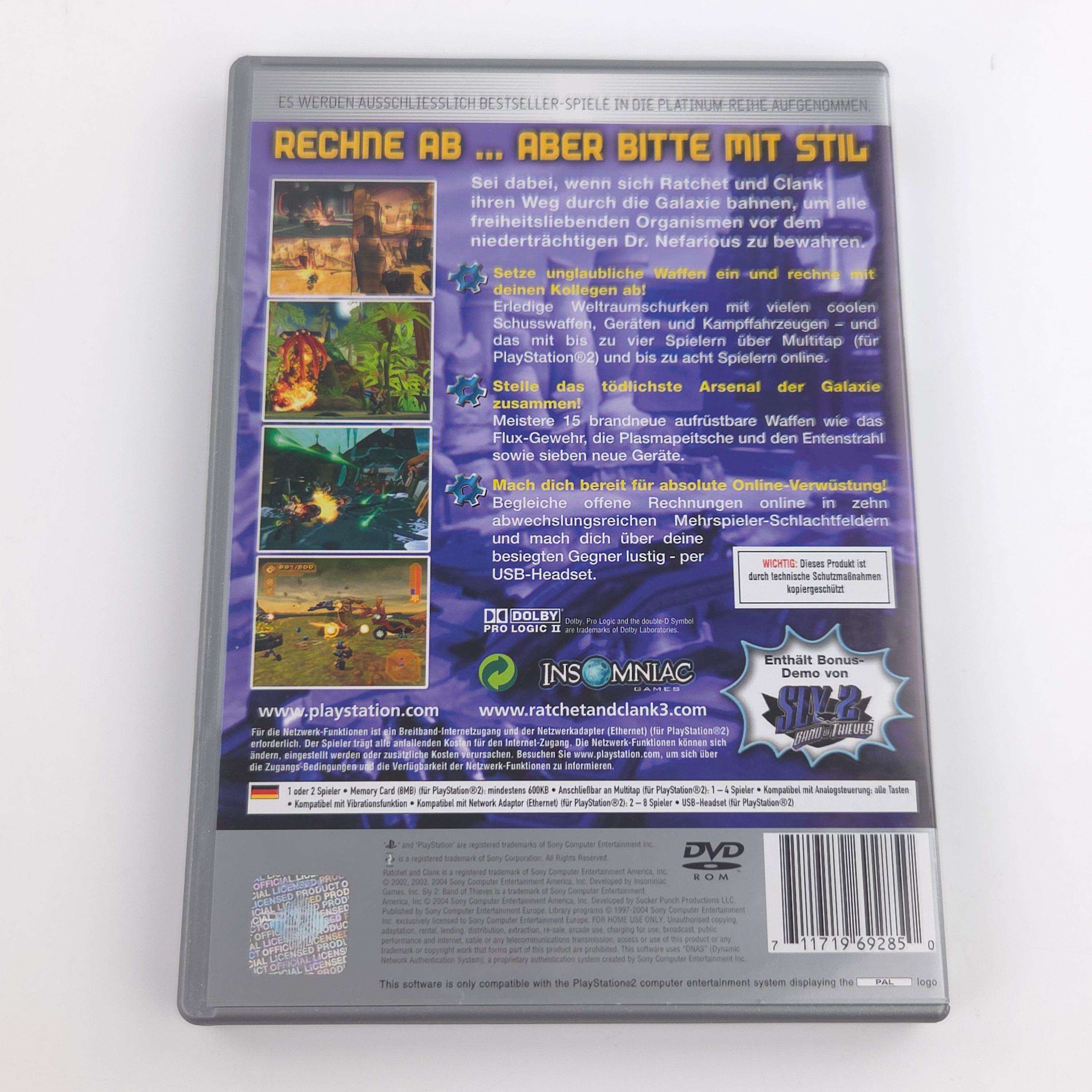 Playstation 2 Spiel – Ratchet & Clank 3 PS2 Platinum OVP