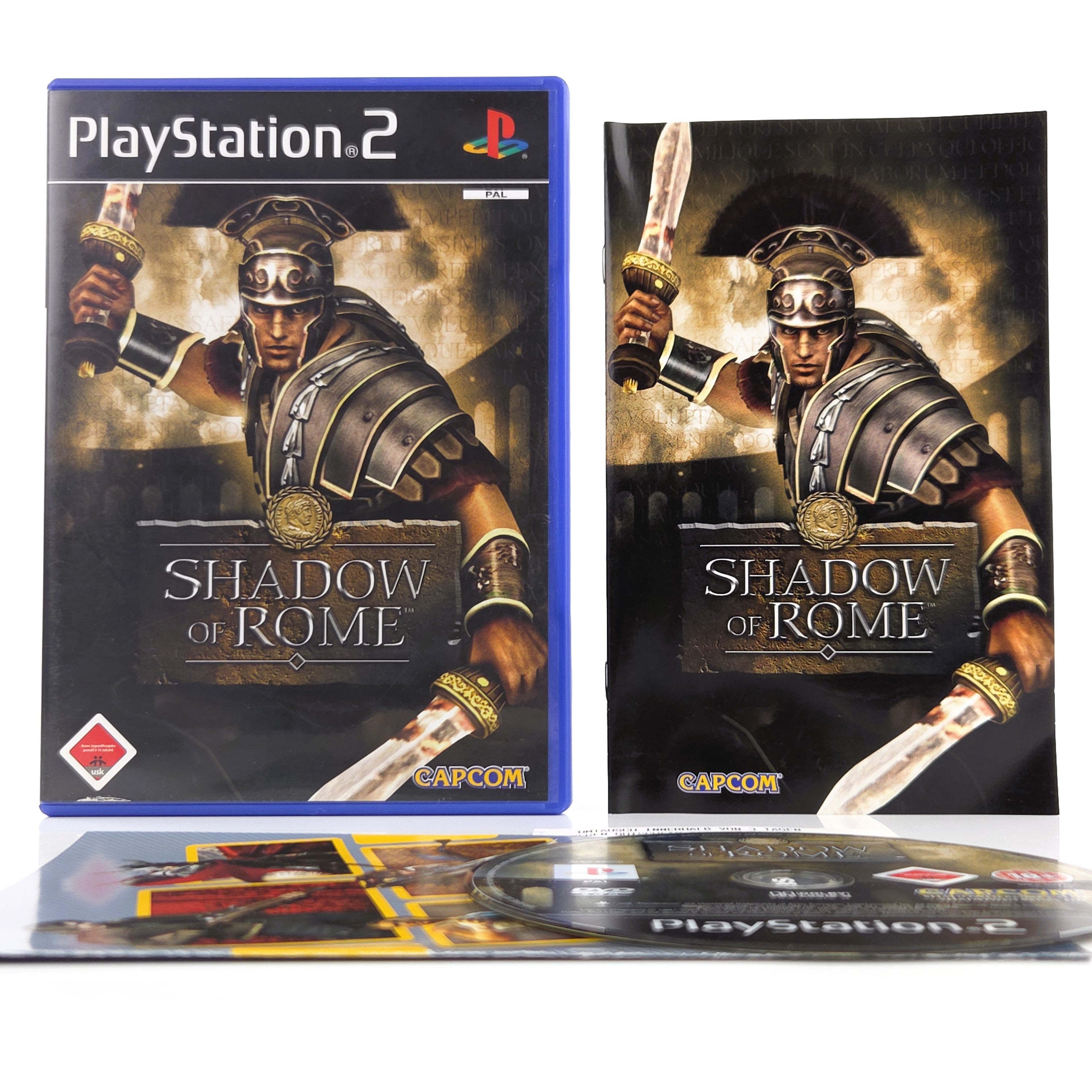 Playstation 2 Spiel Shadow of Rome Capcom PS2 OVP PAL DE