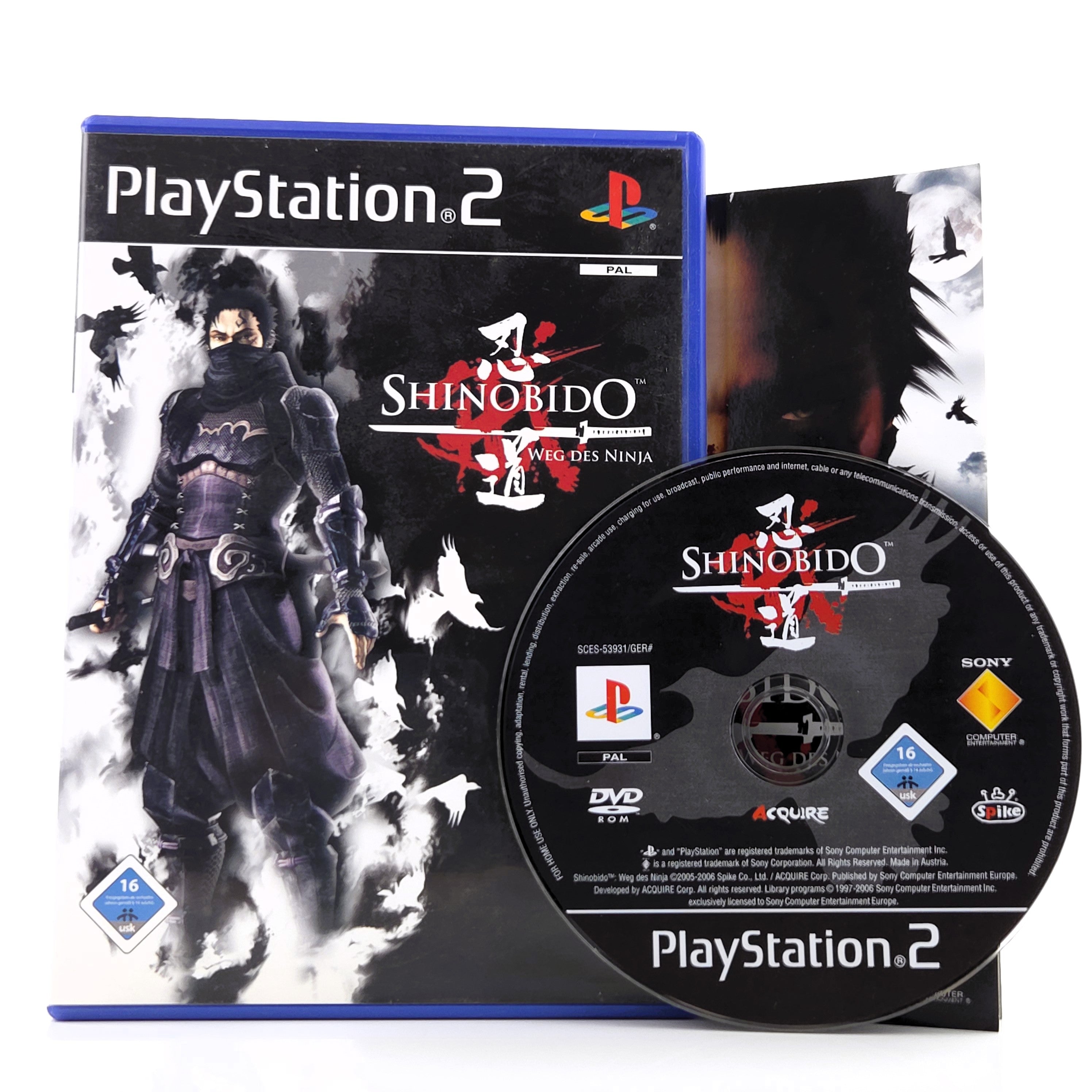 Playstation 2 Spiel – Shinobido Weg des Ninja (PS2 OVP)