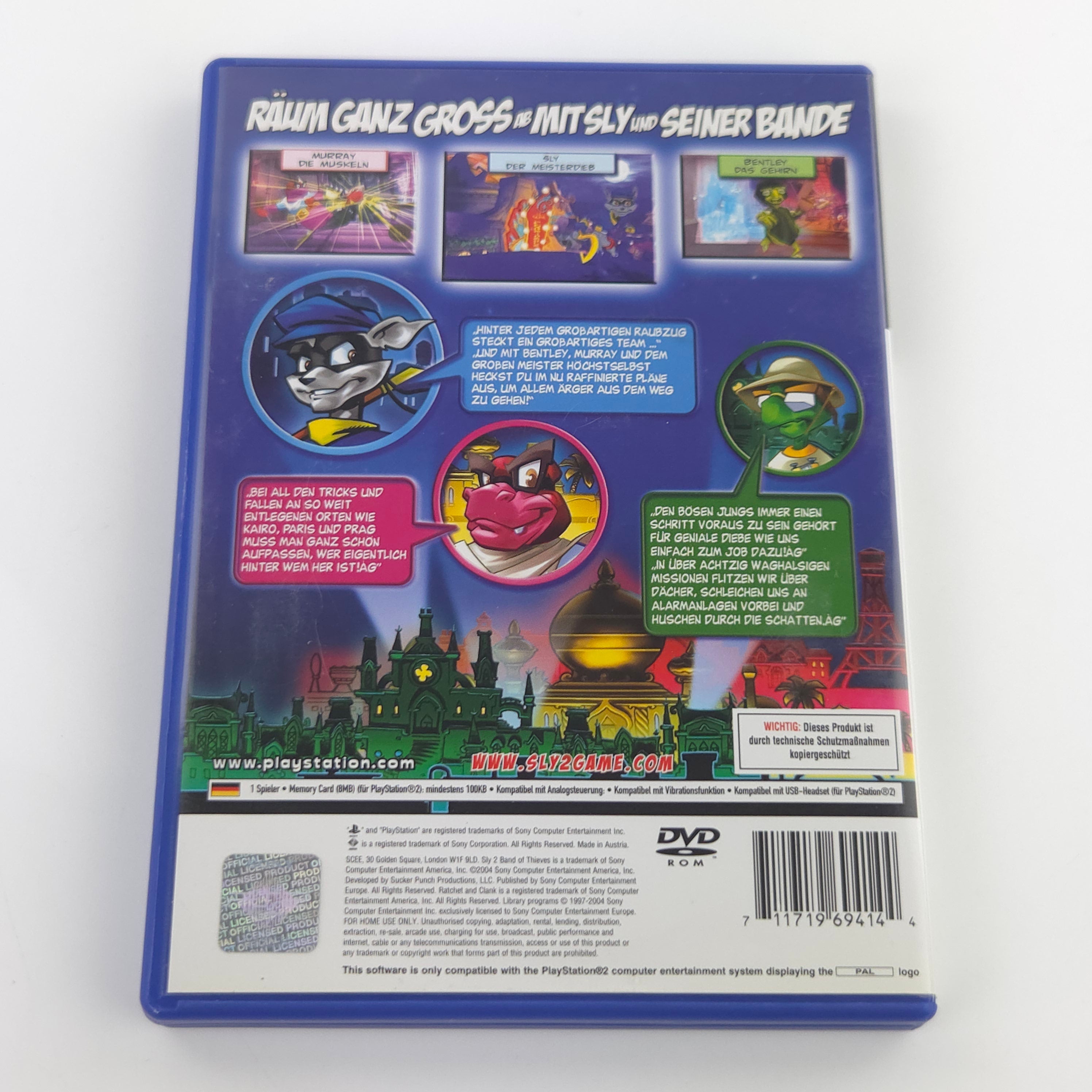 Playstation 2 Spiel – Sly 2 Band of Thieves (OVP PAL)