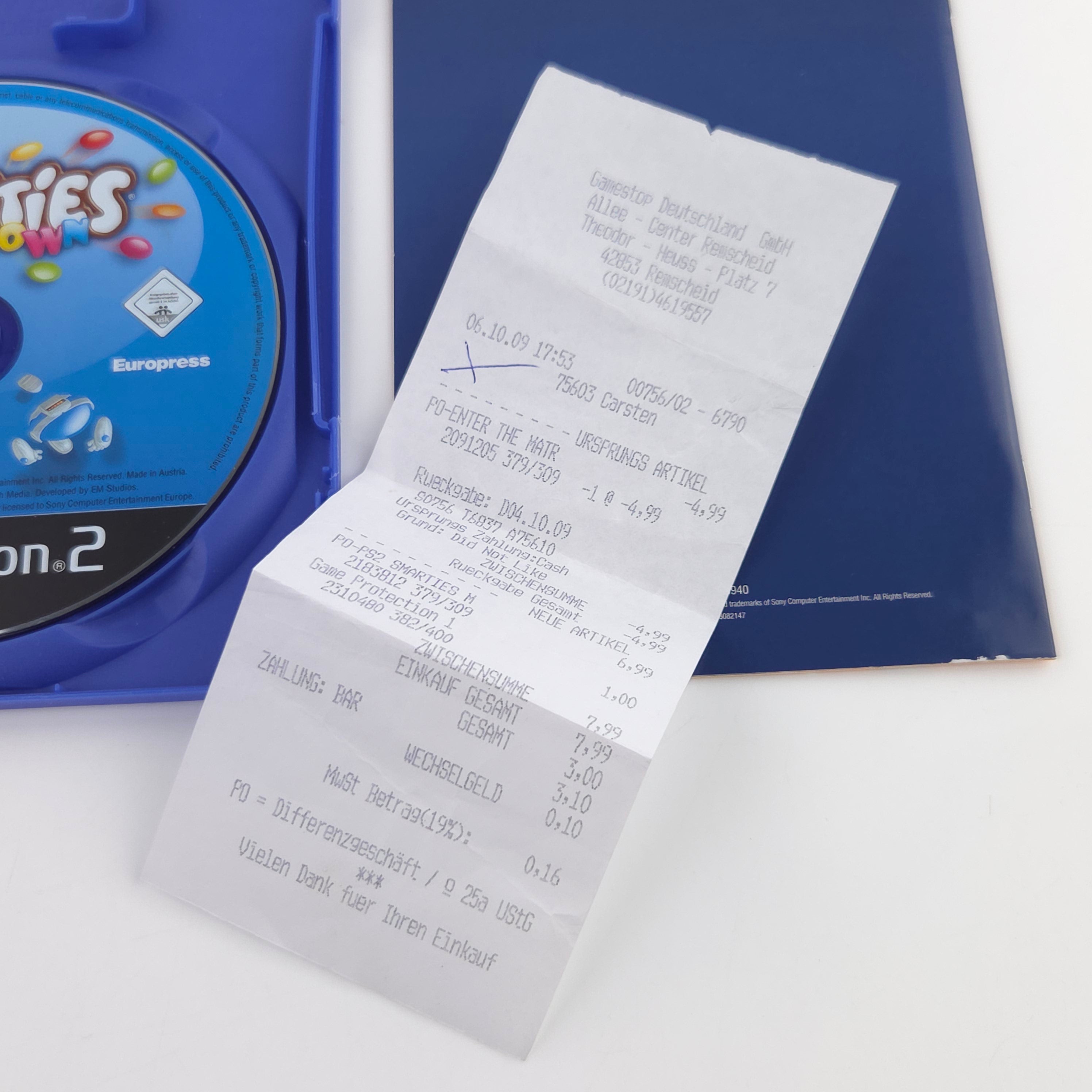 Playstation 2 Spiel – Smarties Meltdown (Deutsch PAL OVP)