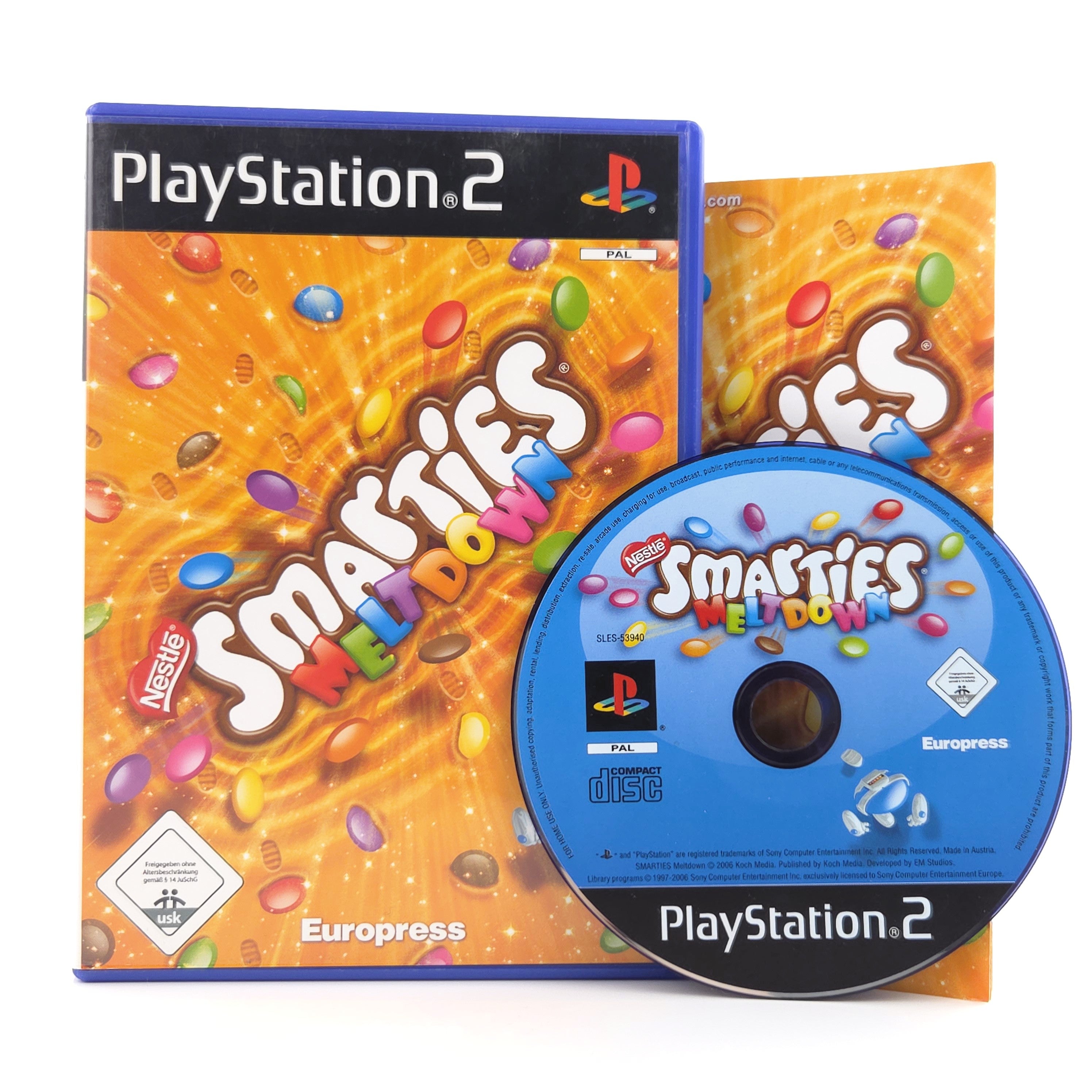 Playstation 2 Spiel – Smarties Meltdown (Deutsch PAL OVP)