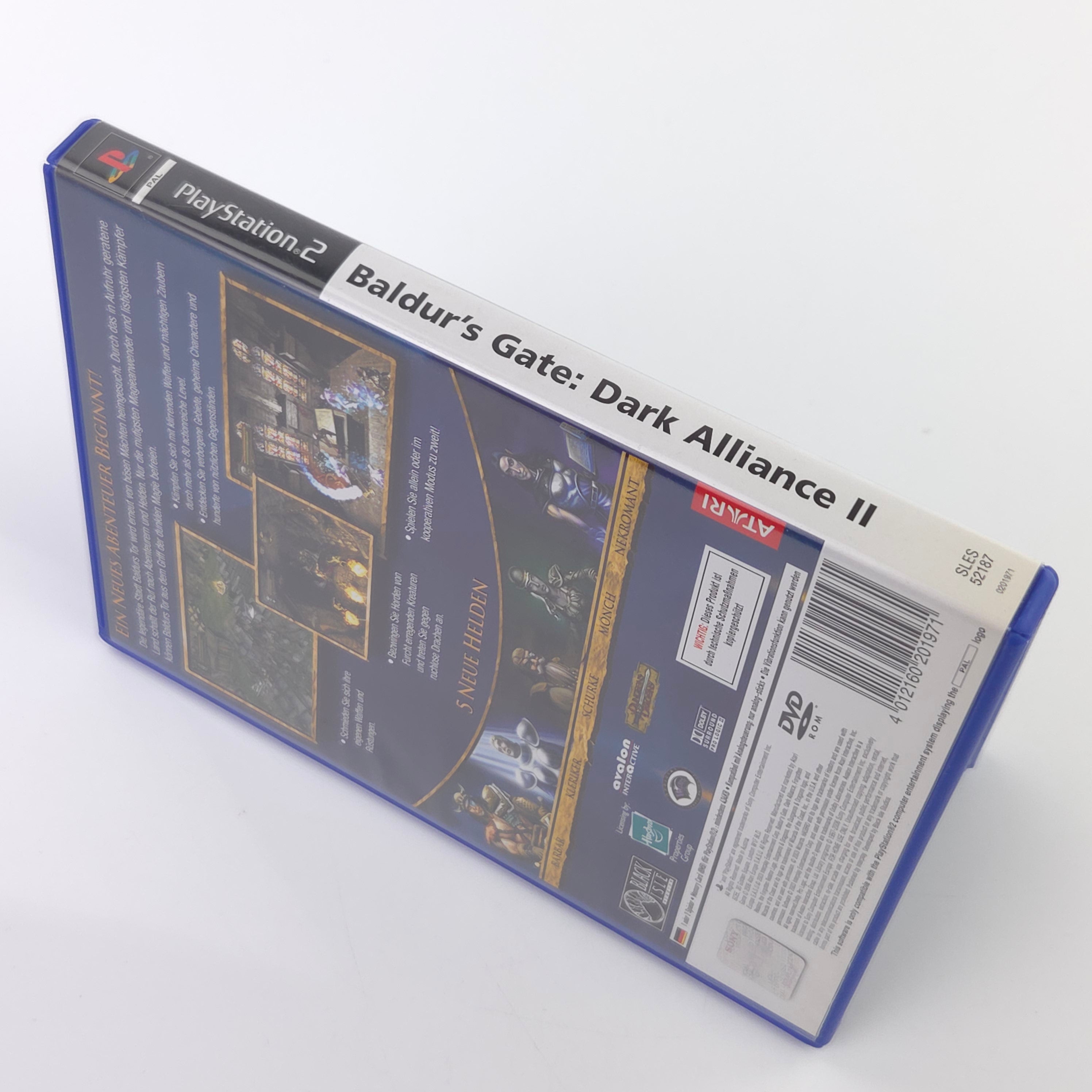 Playstation 2 Spiel – Baldurs Gate Dark Alliance II (OVP)