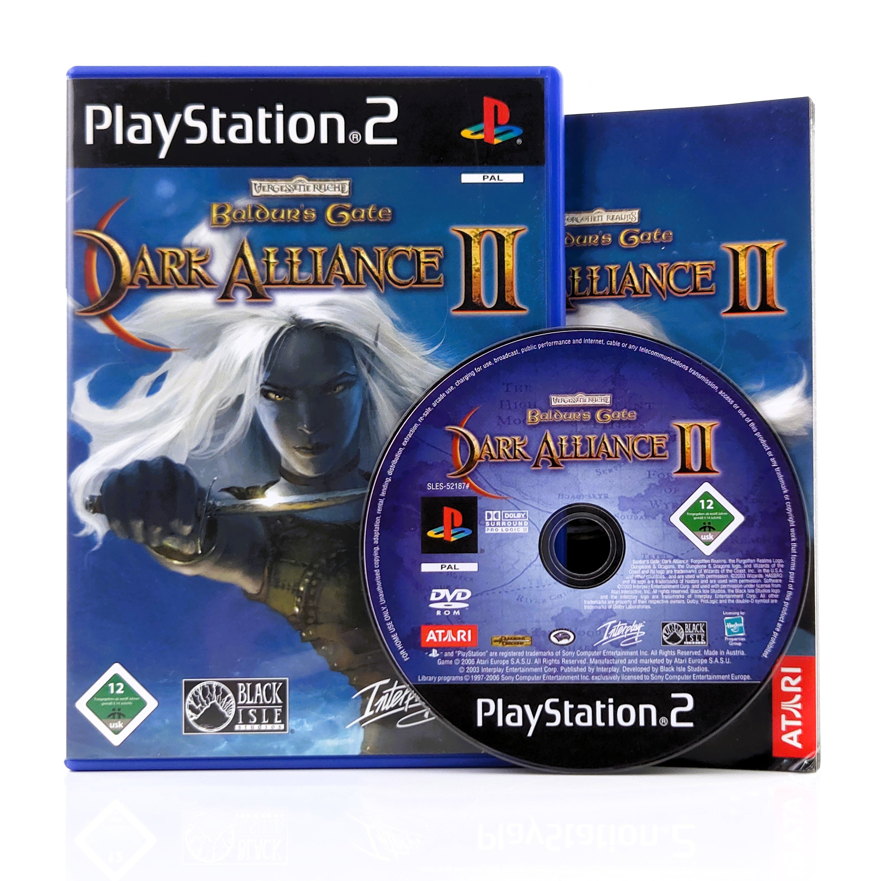 Playstation 2 Spiel – Baldurs Gate Dark Alliance II (OVP)