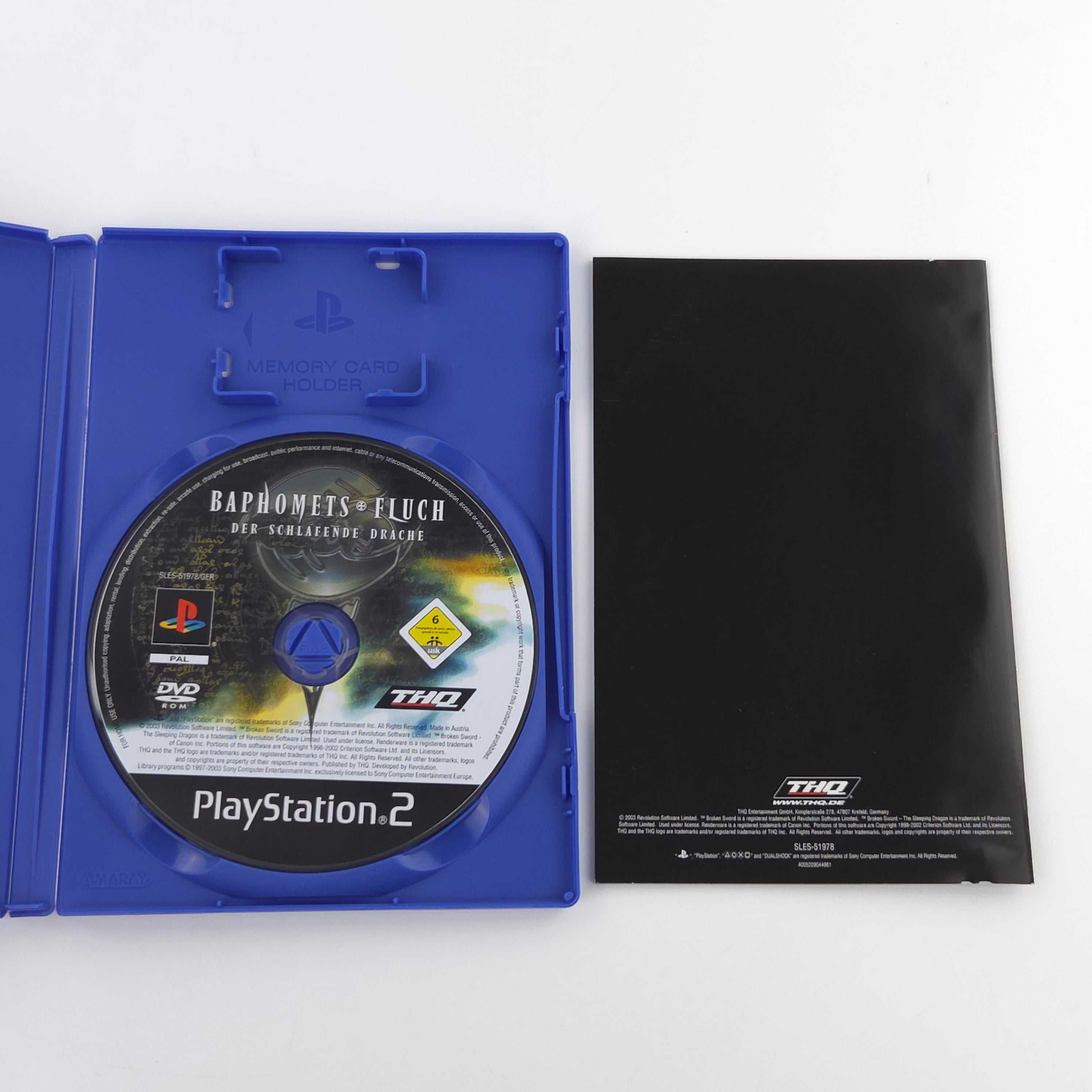 Playstation 2 Spiel – Baphomets Fluch Der Schlafende Drache