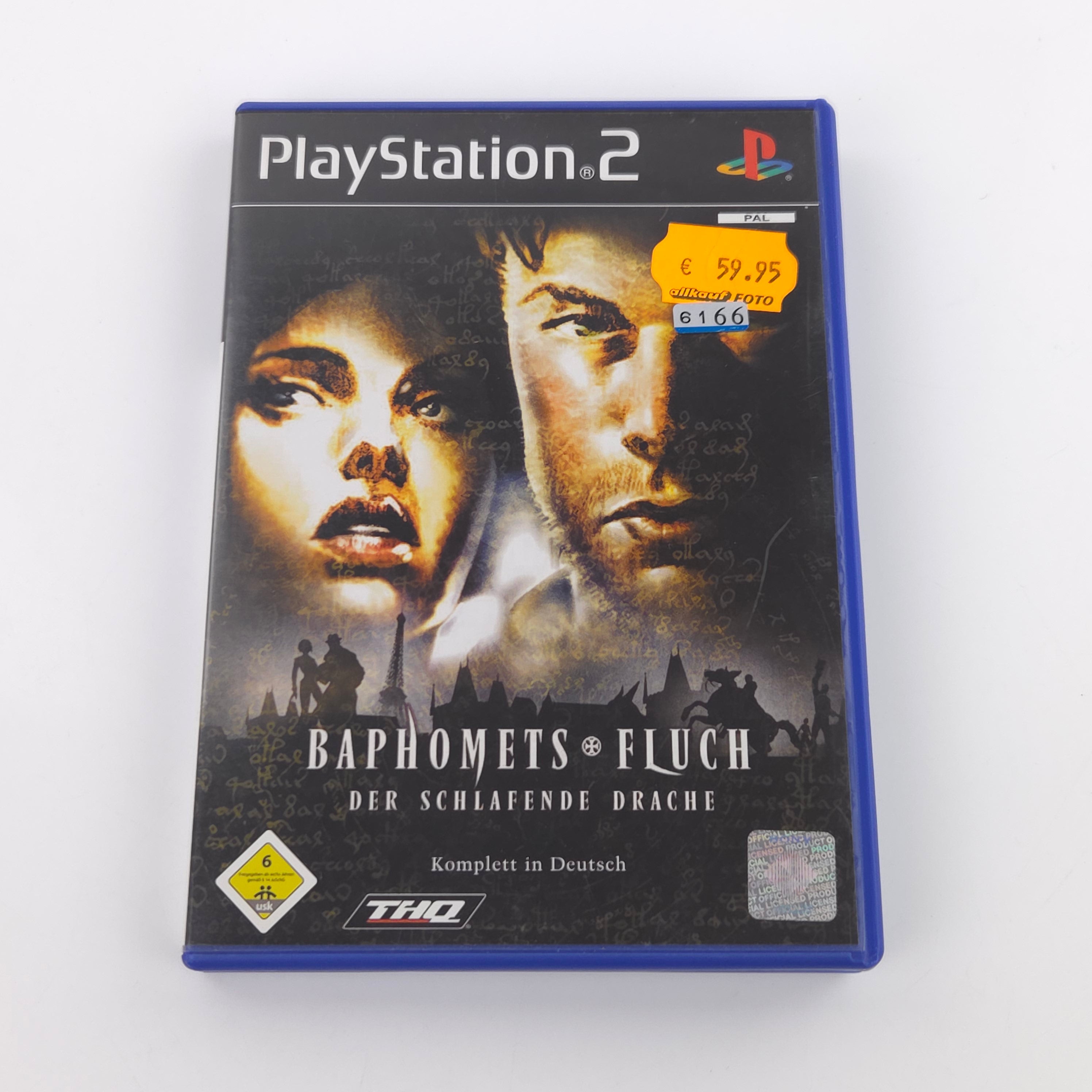 Playstation 2 Spiel – Baphomets Fluch Der Schlafende Drache