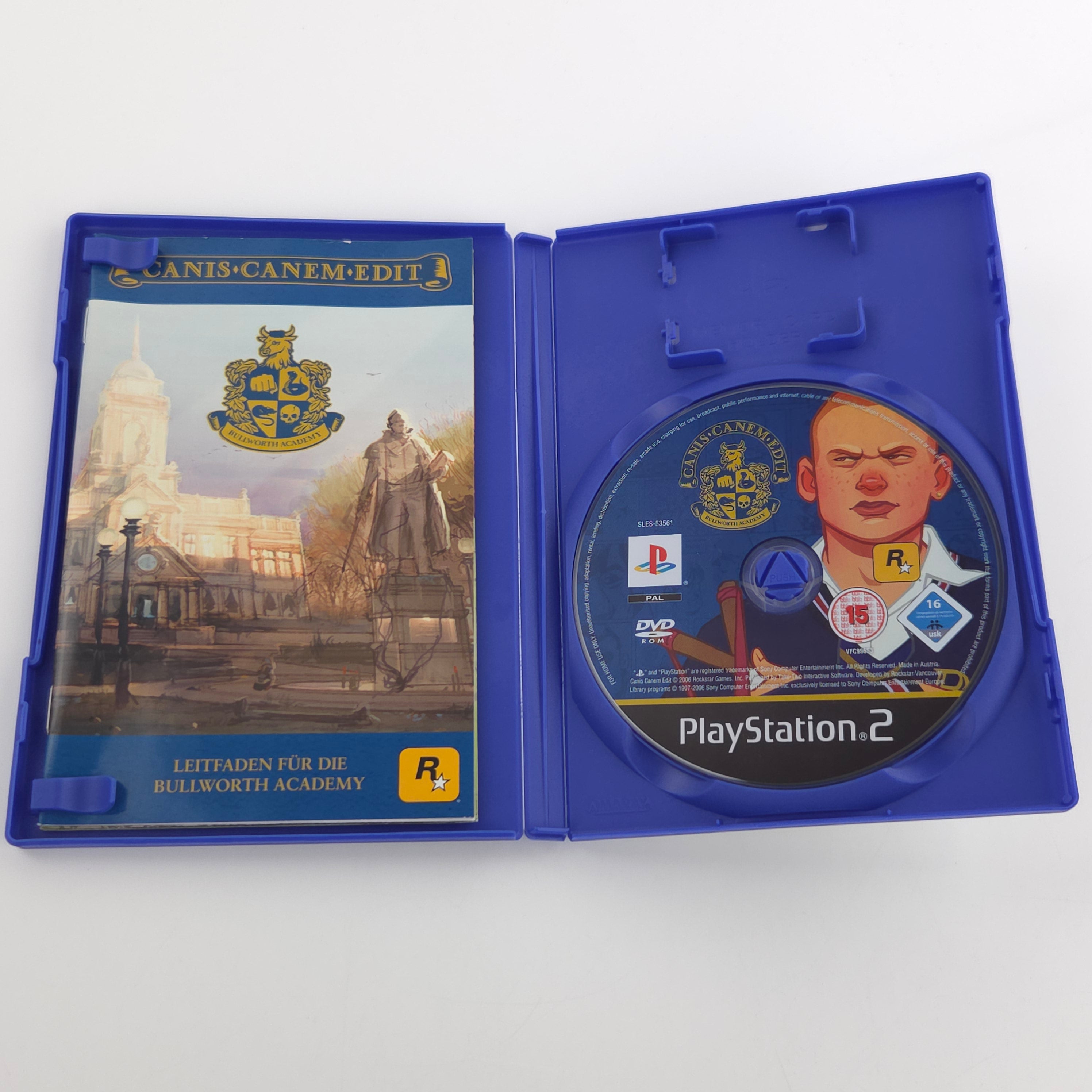 Playstation 2 Spiel Canis Canem Edit Bullworth PS2 OVP