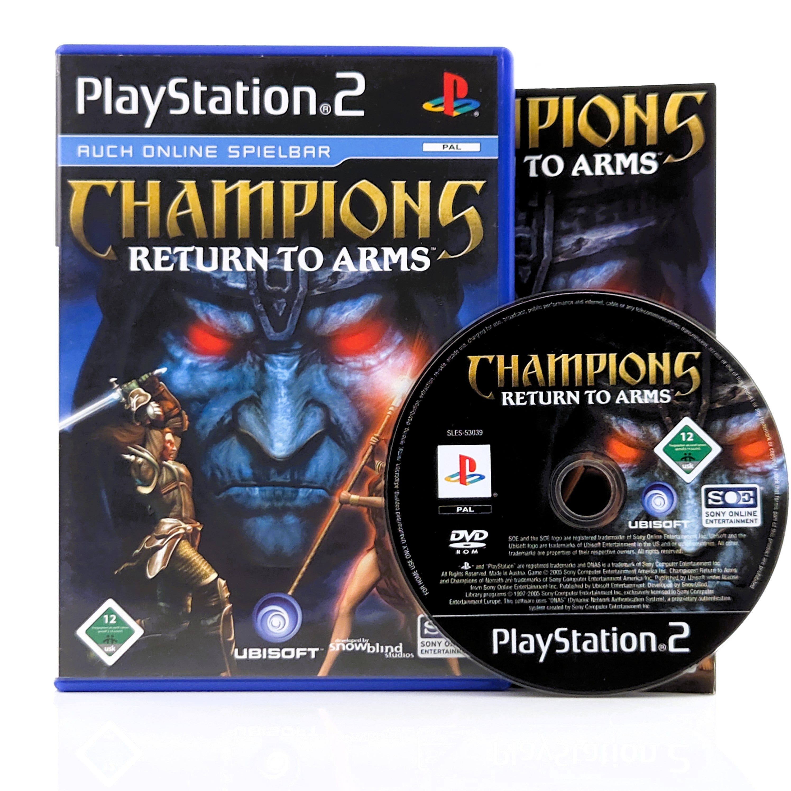 Playstation 2 Spiel – Champions Return to Arms (PS2 OVP)