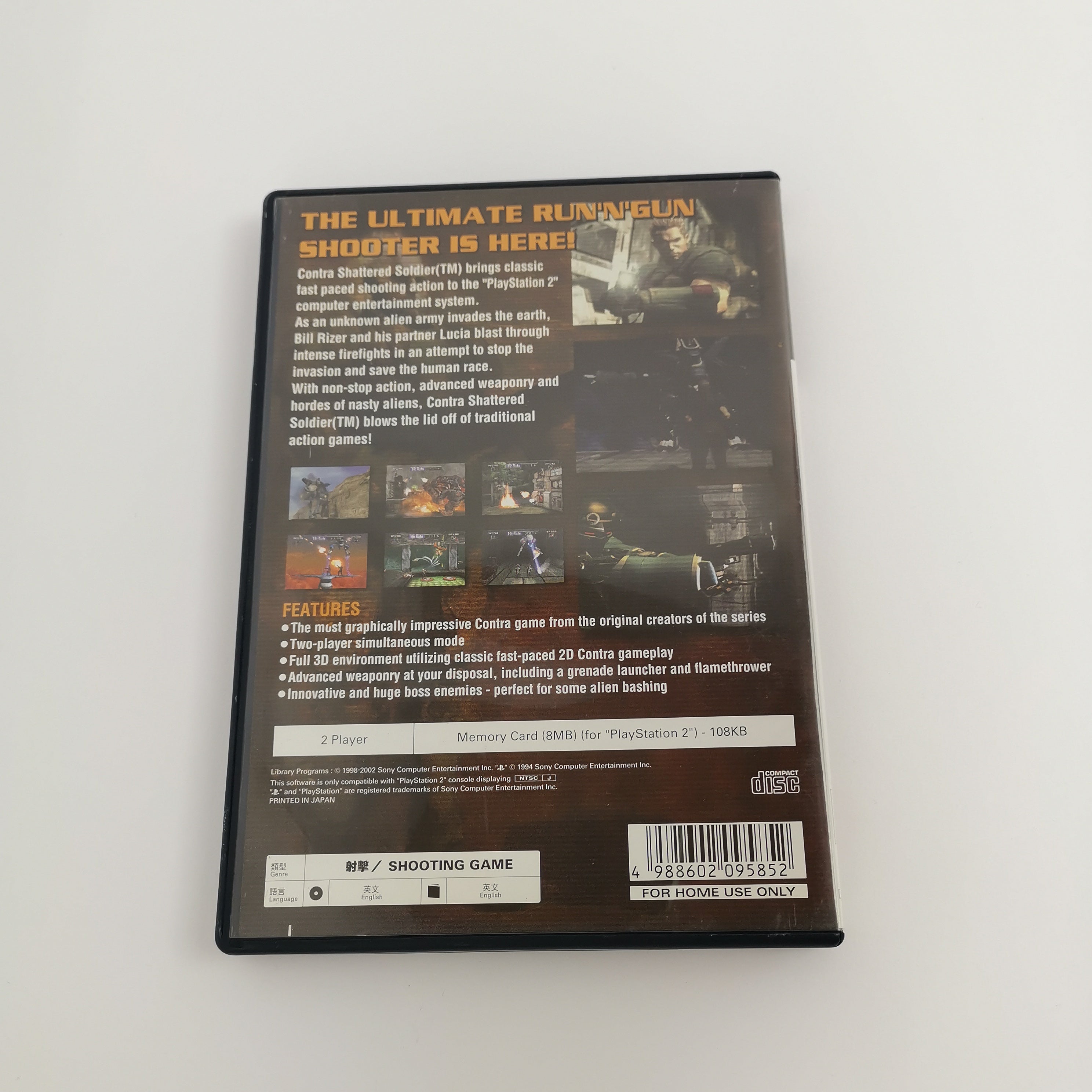 Sony Playstation 2 Spiel – Contra PS2 OVP NTSC-J Japan